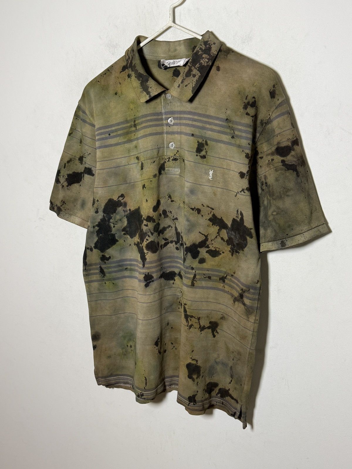 Yves Saint Laurent Vintage Yves Saint Laurent polo shirt Size US L / EU 52-54 / 3 - 2 Thumbnail