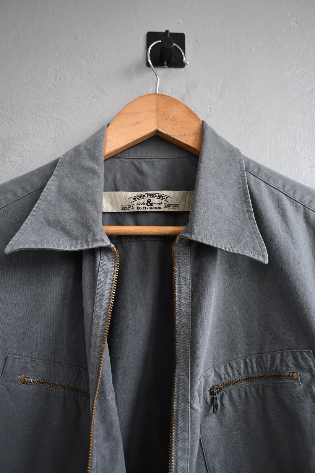 Dolce & Gabbana Dolce & Gabbana 2000’s work light canvas shirt Size US M / EU 48-50 / 2 - 4 Thumbnail