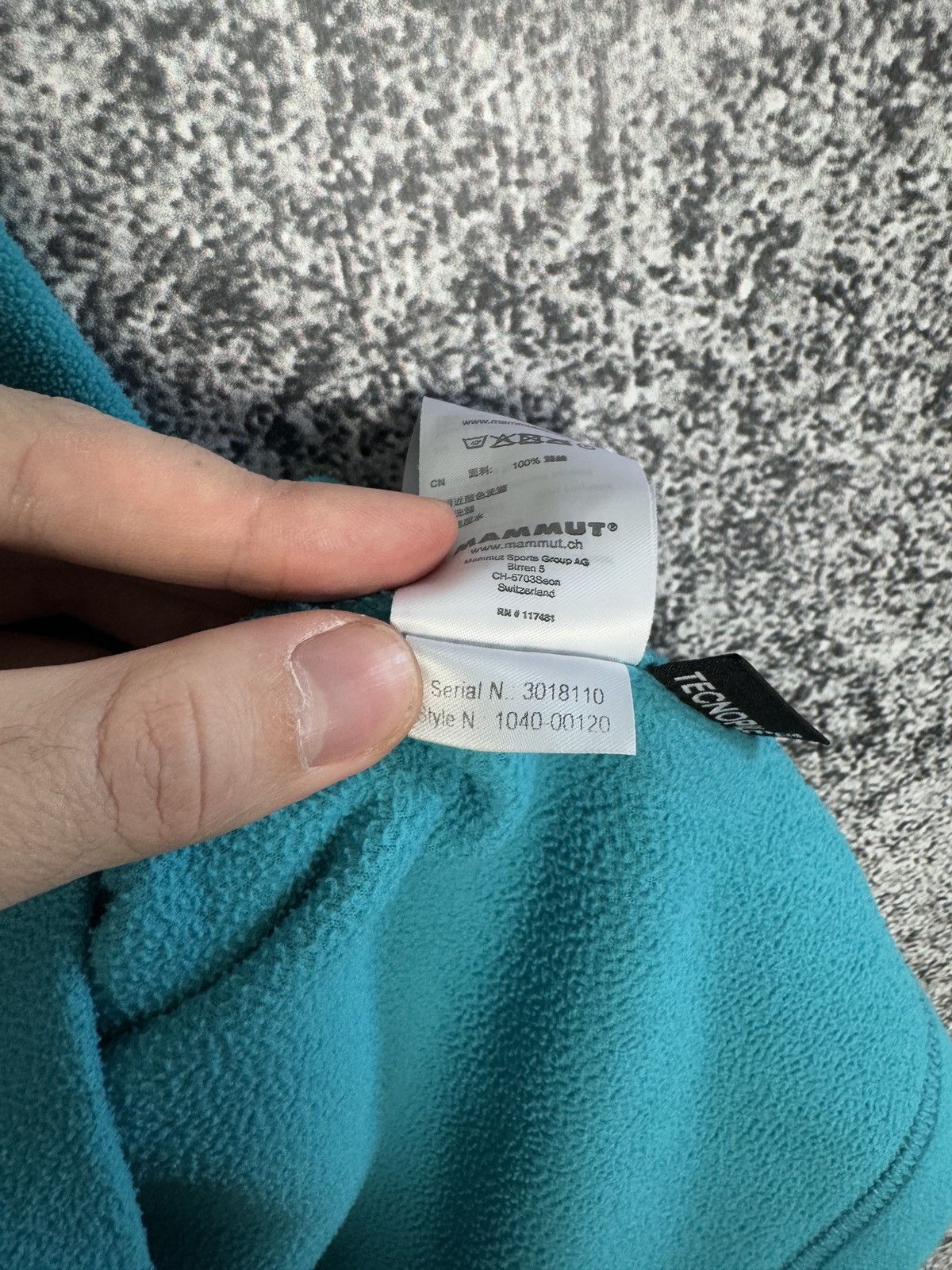 Mammut Mammut Swiss Technology Half Zip Fleece Jacket Tecnopile Size US M / EU 48-50 / 2 - 9 Thumbnail