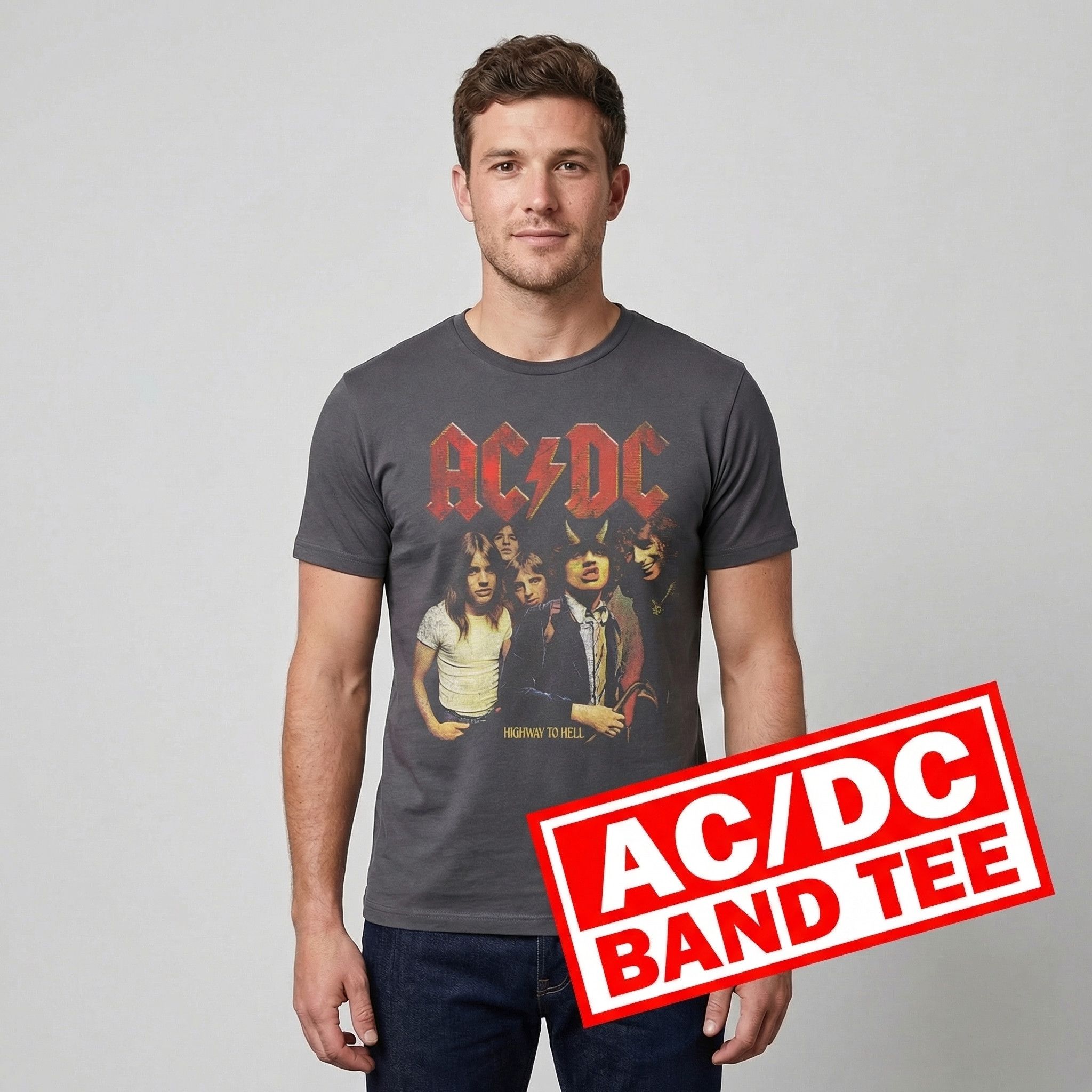 AC/DC AC/DC Highway to Hell Band Tee Size US M / EU 48-50 / 2 - 1 Thumbnail