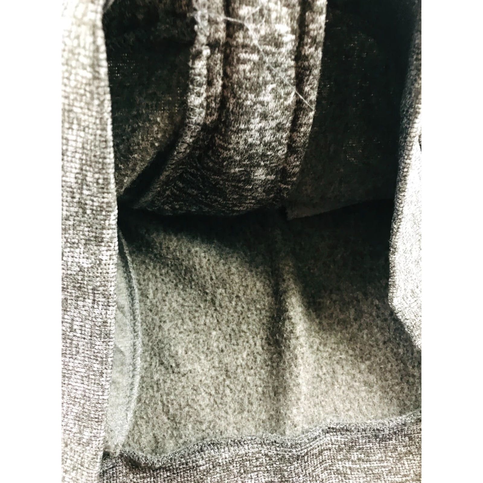 Vintage SIIMHWRSS Sweater Women's Medium Full Zip Lined Black Gray Mock Neck Long Sleeve Regular Fit For Fall Spring Winter Size M / US 6-8 / IT 42-44 - 3 Thumbnail