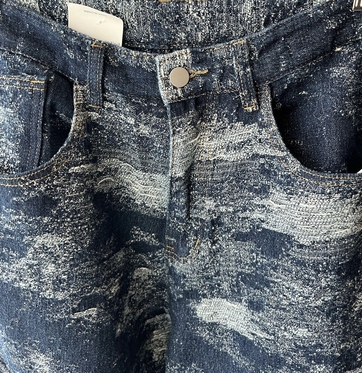 Japanese Brand × Vintage Avant garde distressed loose fit grunge cargo jeans pants Size US 33 - 5 Thumbnail