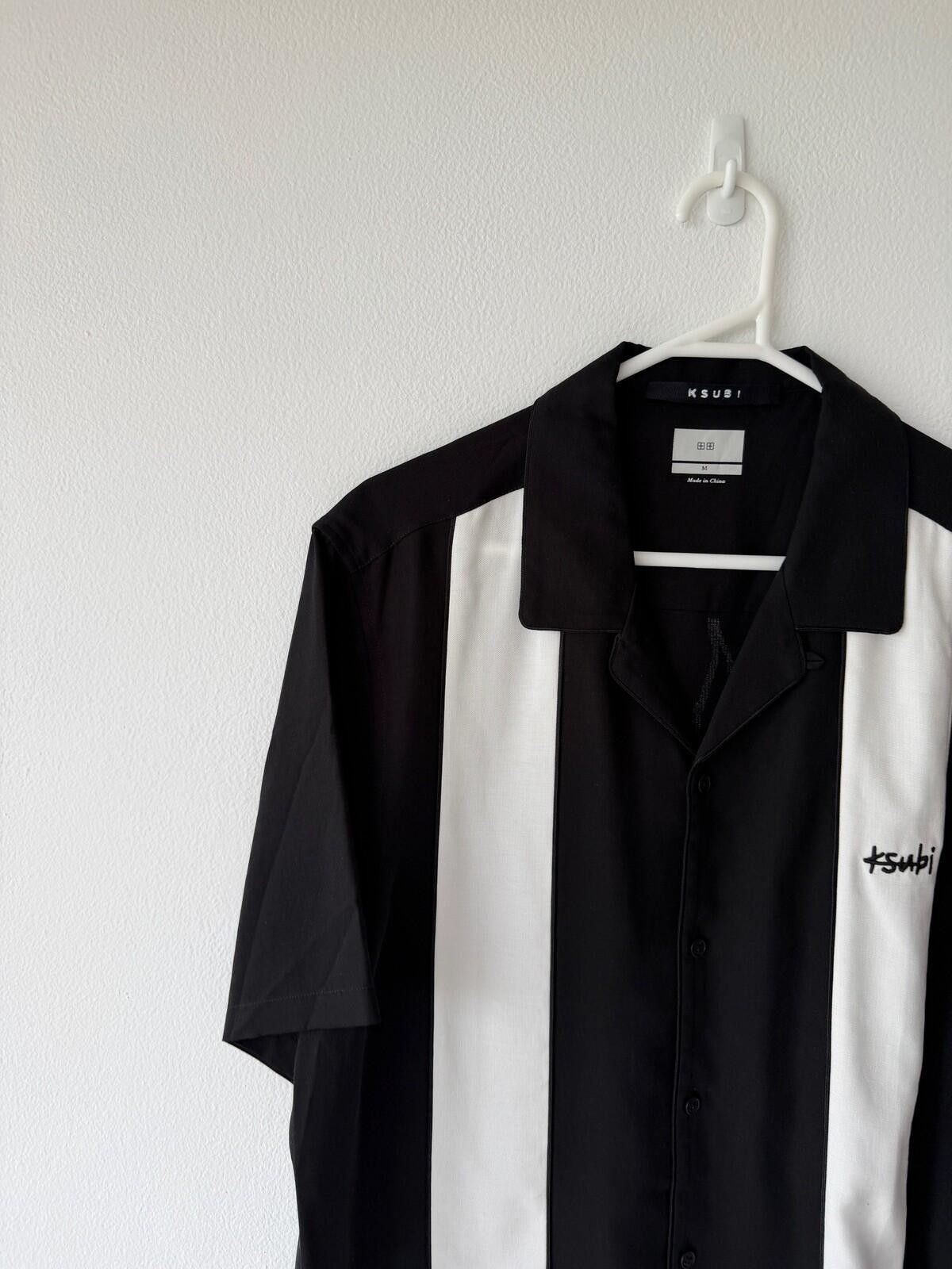 Ksubi new ksubi medium short sleeve resort shirt black skull Size US M / EU 48-50 / 2 - 3 Thumbnail