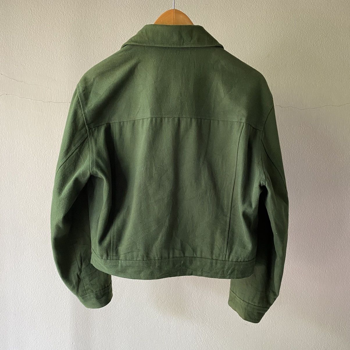 Jean Paul Gaultier JUNIOR GAULTIER Dark Green Cropped Utility Jacket Size XL / US 12-14 / IT 48-50 - 12 Thumbnail