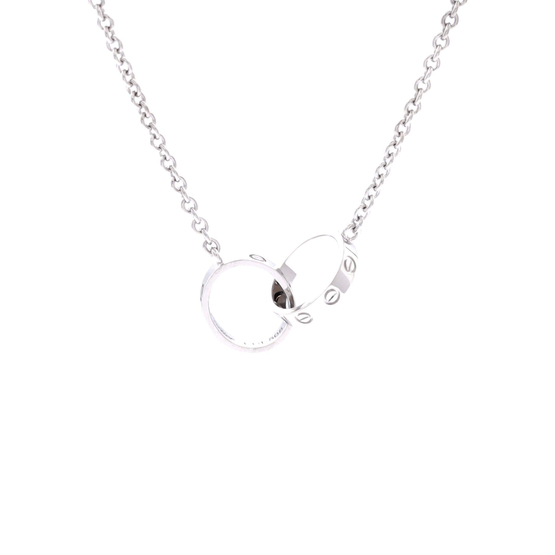 Cartier Love Interlocking Necklace Size ONE SIZE - 1 Thumbnail