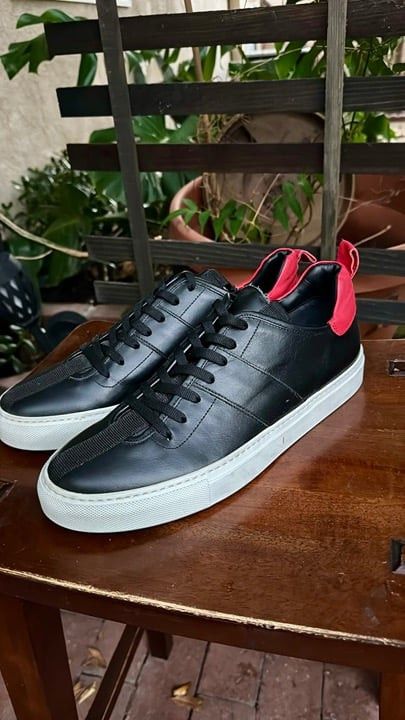 Daniel Patrick Men's Black Leather Shoes Size 43 Pre-Owned