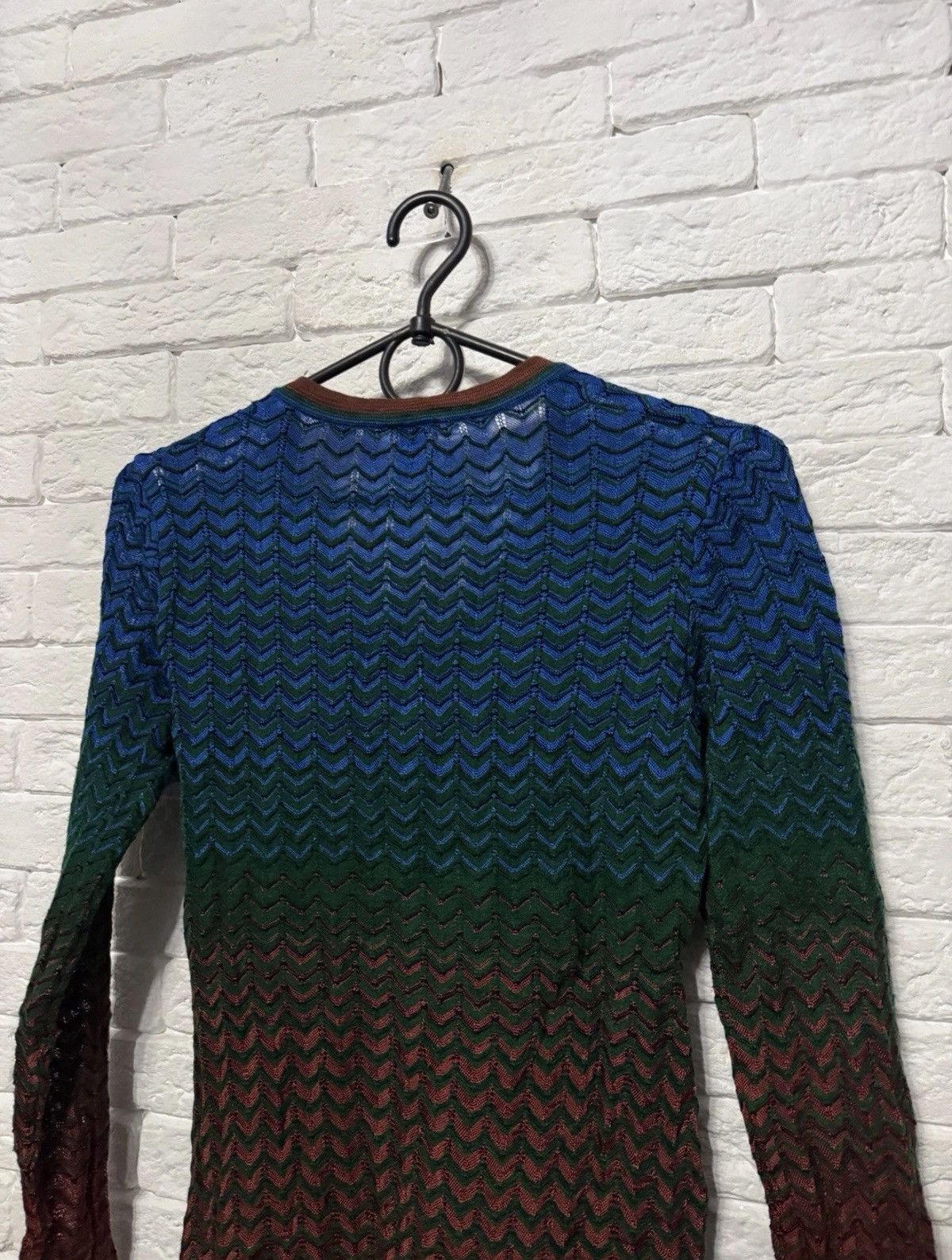 Missoni Vintage M Missoni Knit Dress Mid Lenght Long Sleeve Sz 40 Size S / US 4 / IT 40 - 6 Thumbnail