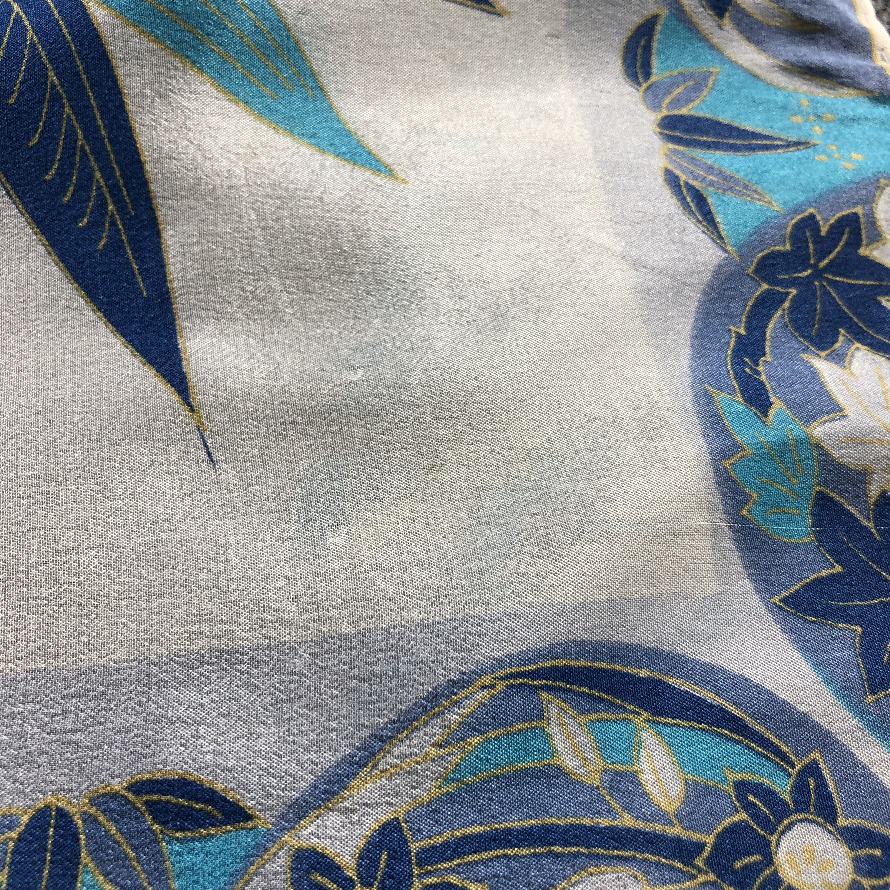 Vintage Vintage Luxury Floral Hand Rolled Silk Scarf M1289 Size ONE SIZE - 13 Thumbnail