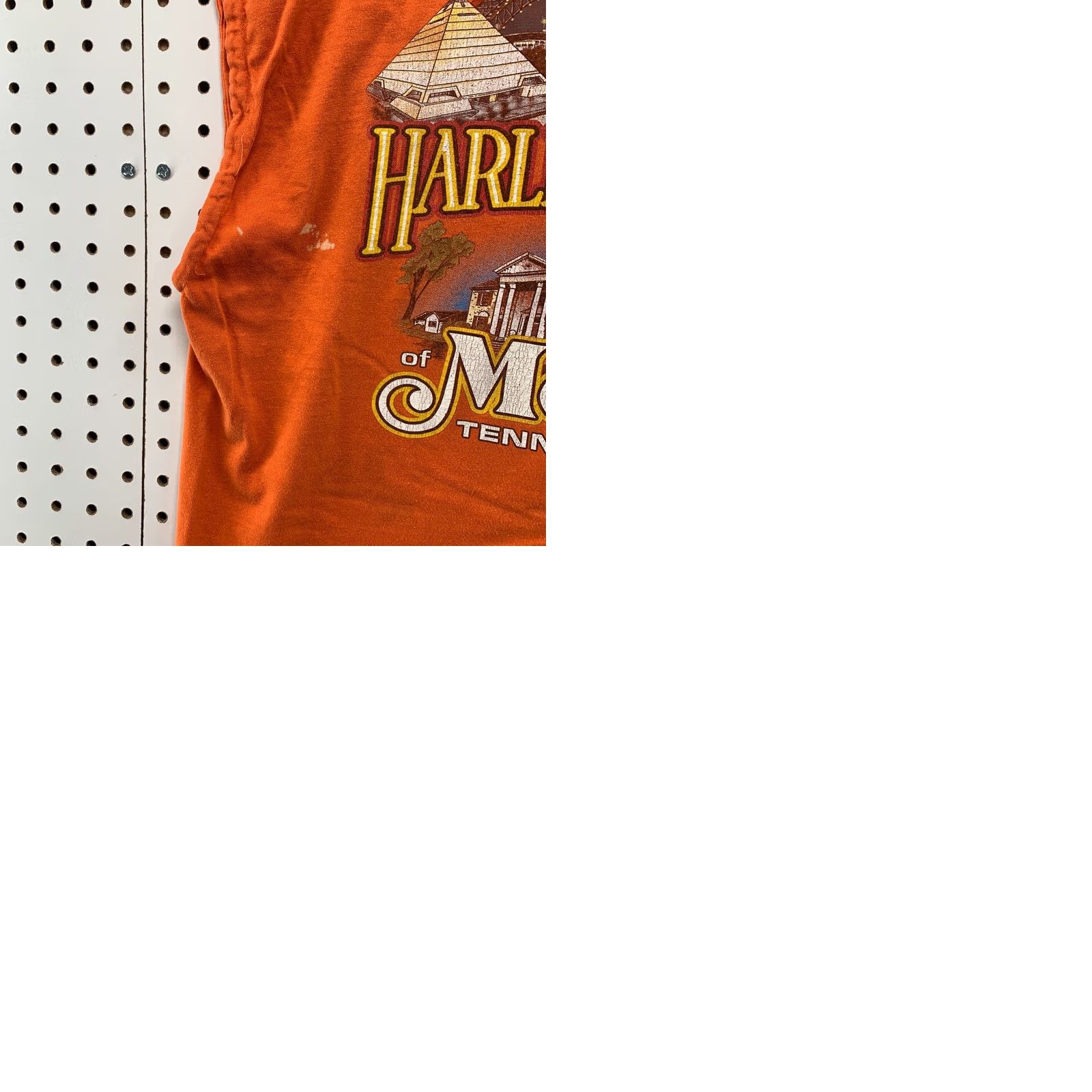 Harley Davidson VINTAGE Harley-Davidson Orange Pocket Shirt Mens XL Sleeveless Memphis 22x29 Orange Pocket Harley-Davidson Mens XL Orange Sleeveless Memphis 22x29 Size US XL / EU 56 / 4 - 12 Thumbnail