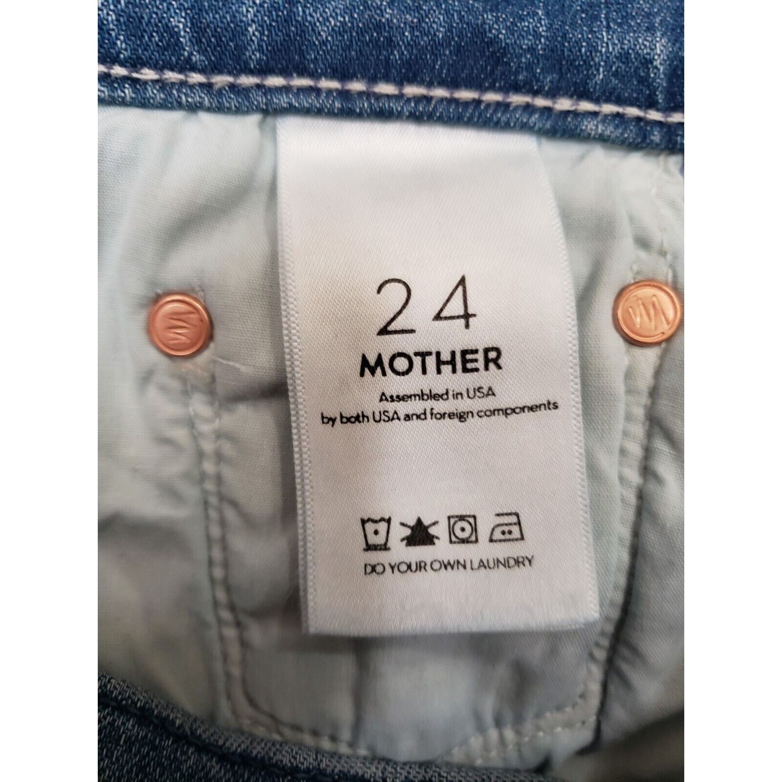 MOTHER MOTHER Denim The Swooner Ankle Slice In I Wet My Plants Wash Size 25" / US 0 / IT 36 - 11 Thumbnail