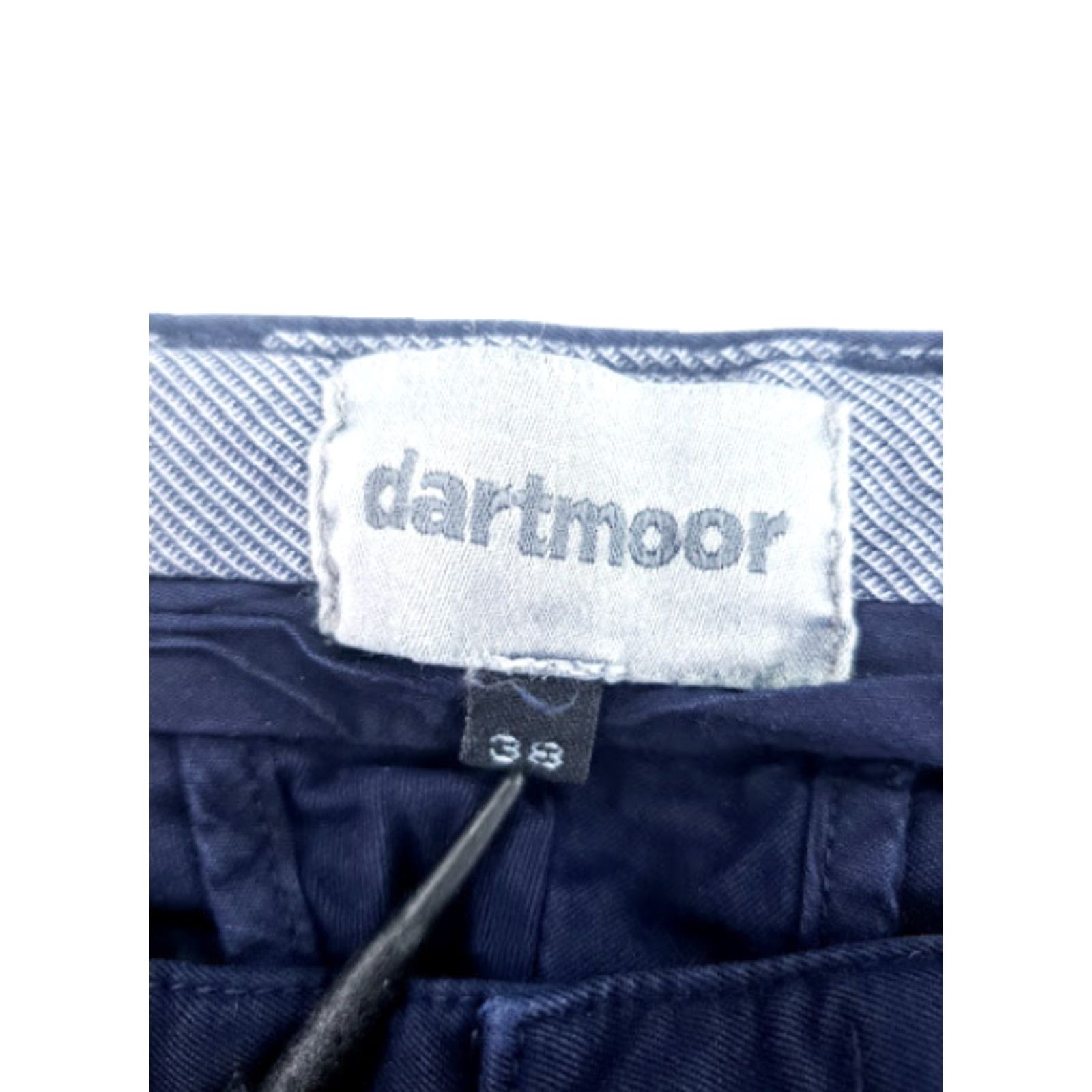 Vintage Dartmoor Men's 38 Chino Flat Front Cotton Pants Navy Blue Adult Size US 38 / EU 54 - 7 Thumbnail