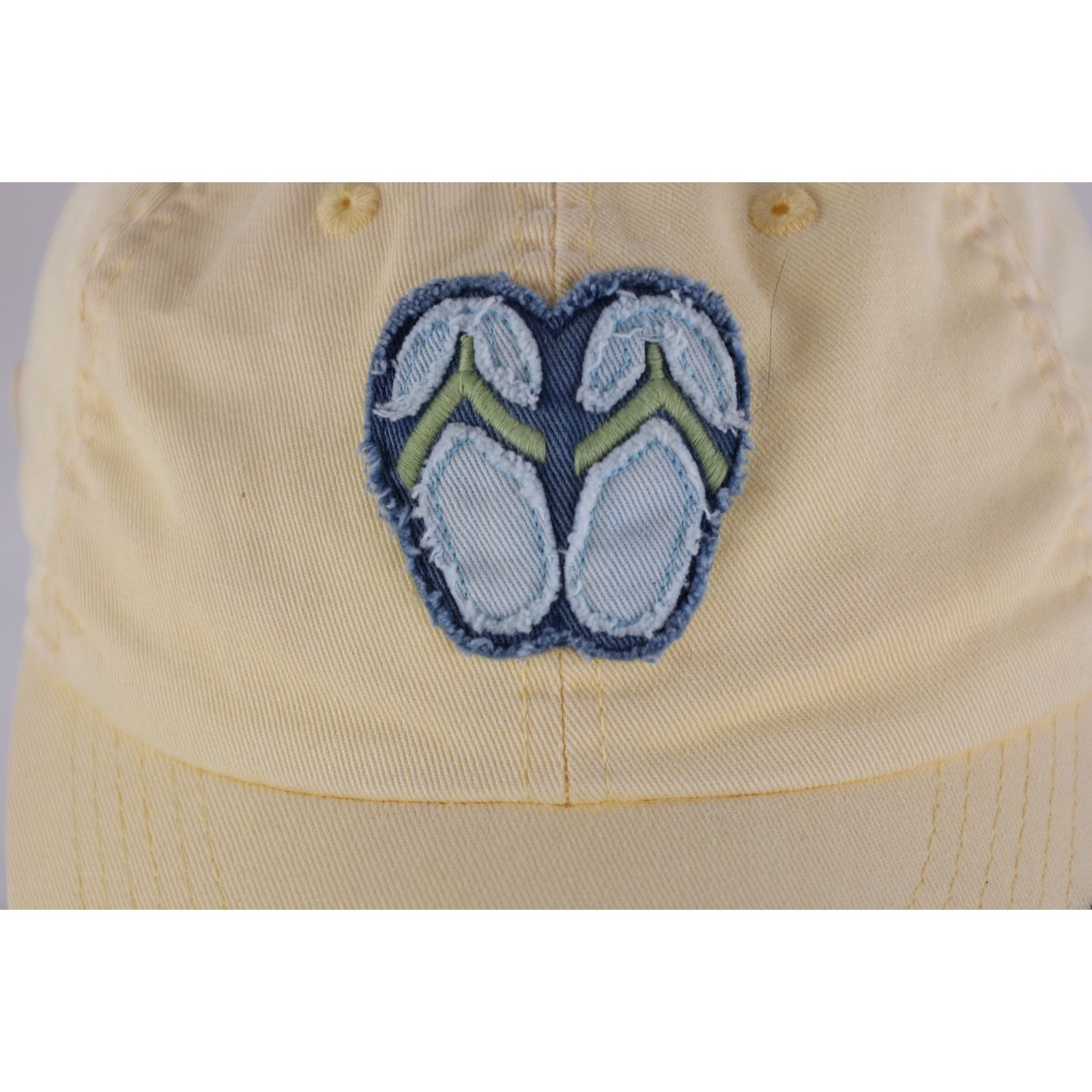 Life is Good Vintage Life Is Good Flip Flops Beach Adjustable Hat Size ONE SIZE - 2 Thumbnail