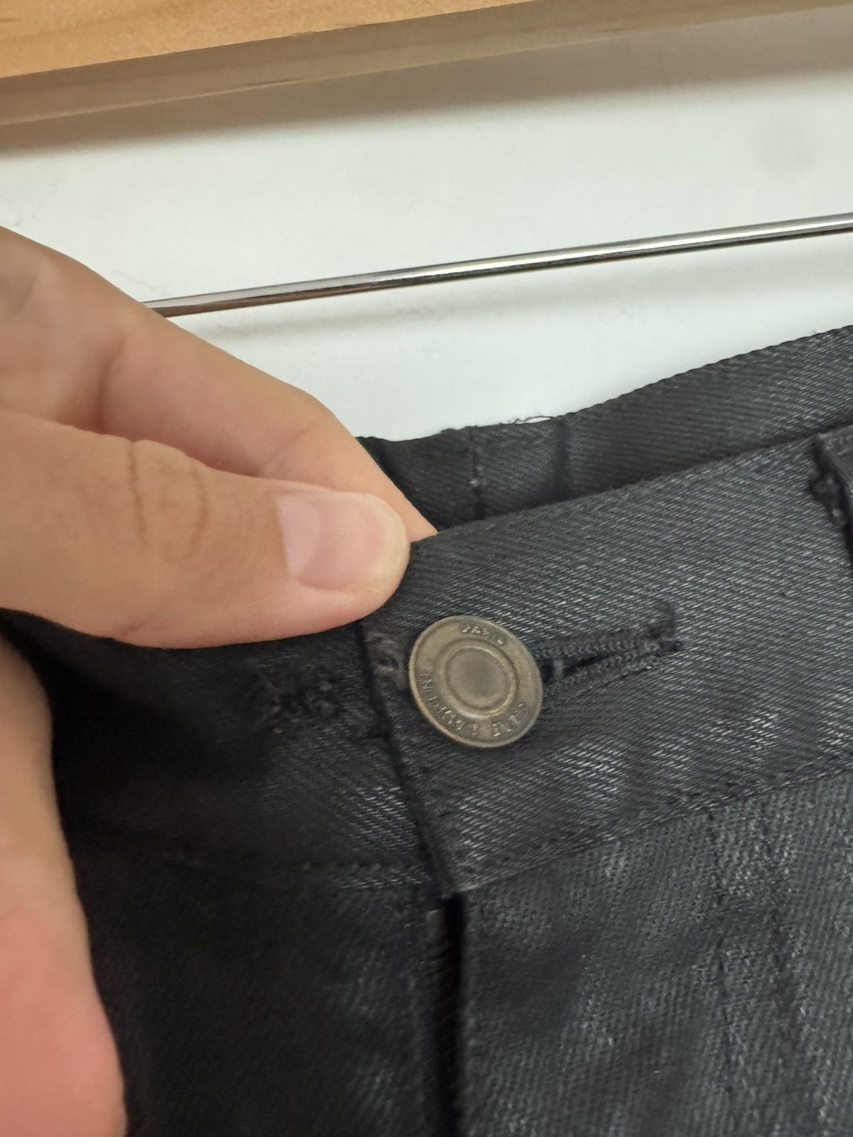Saint Laurent Paris Fw14 nightrider waxed denim Size US 30 / EU 46 - 3 Thumbnail