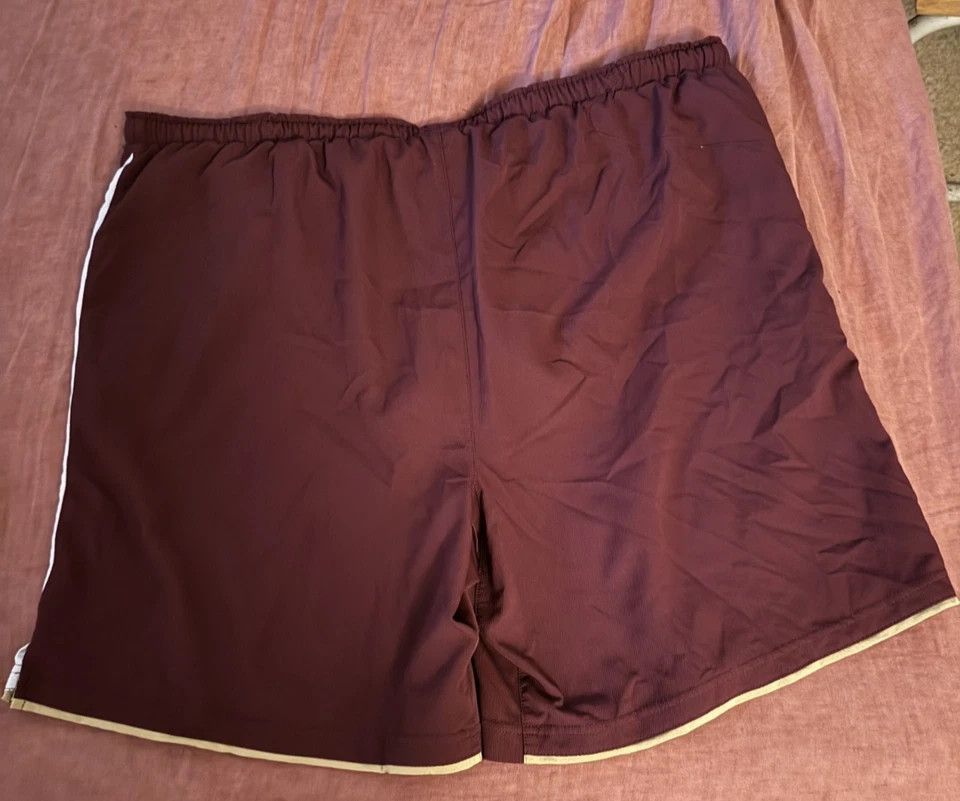 Nike Vintage Nike Arsenal FC Shorts Mens Large L Redcurrant 2005 Size US 36 / EU 52 - 2 Thumbnail