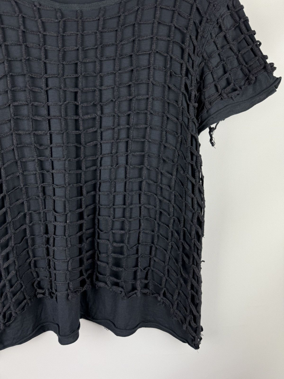 Dolce & Gabbana Dolce & Gabbana SS12 Runaway Sniper Grid Net Layered T Shirt Size US M / EU 48-50 / 2 - 6 Thumbnail