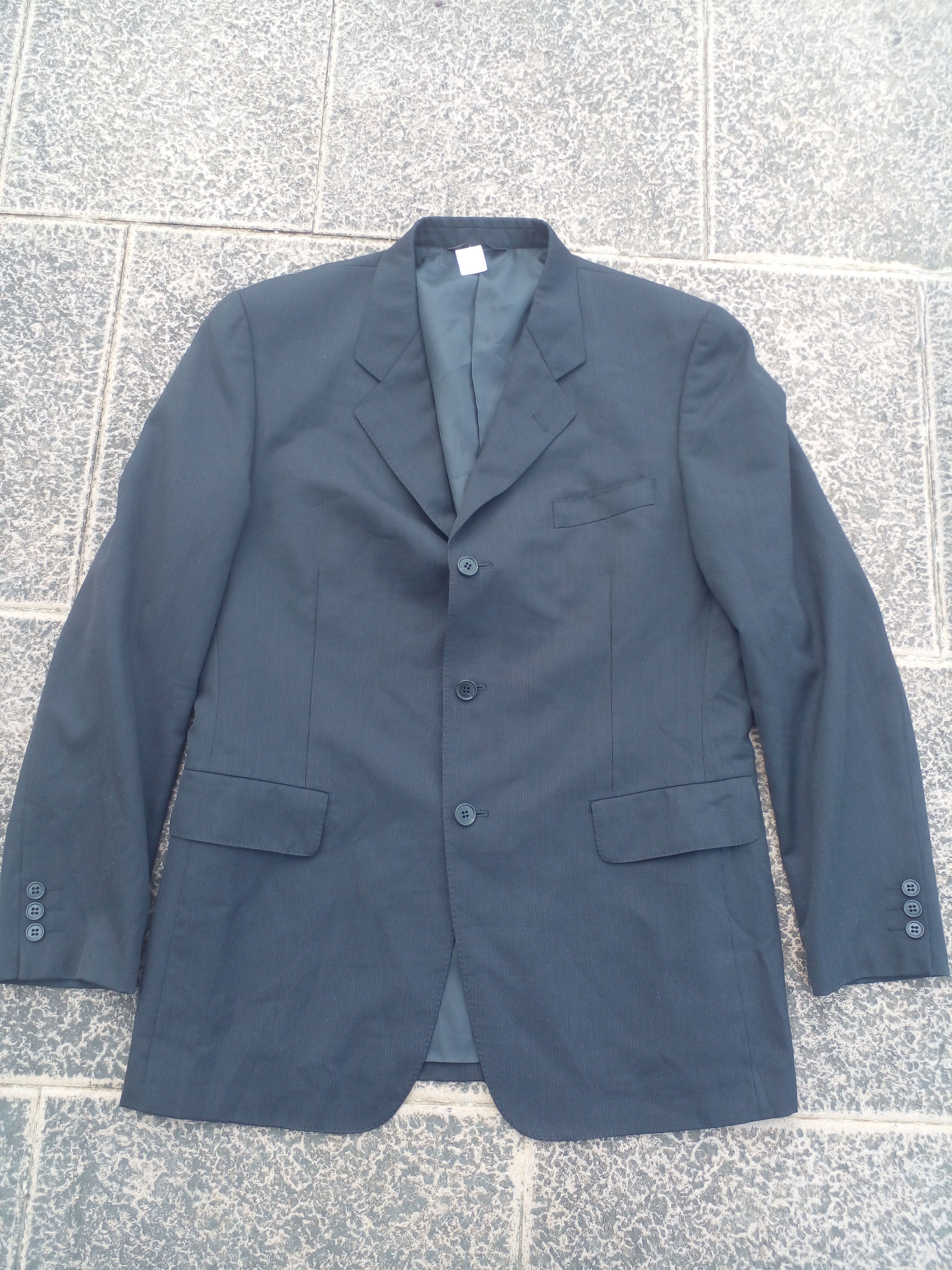 image of Vintage Yohji Yamamoto Signature Blazer in Black, Men's (Size XL)