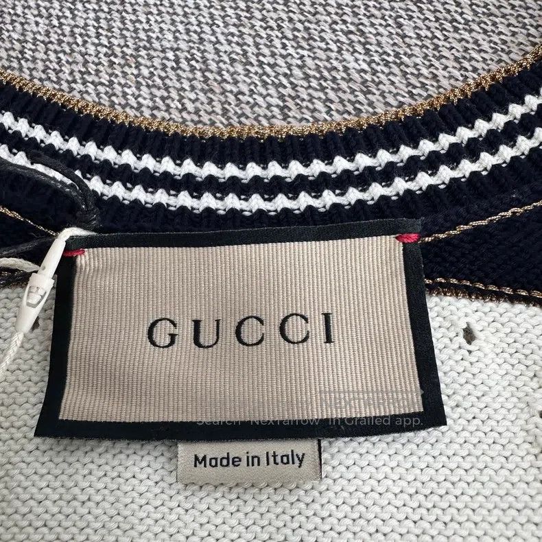 Gucci Gucci Striped colour-blocked knitted vest Size S / US 4 / IT 40 - 3 Thumbnail