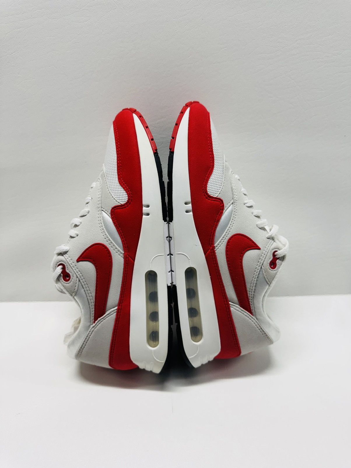 Nike Nike Air Max 1 ‘86 OG Big Bubble University Red/White/Grey Size US 9.5 / EU 42-43 - 2 Thumbnail
