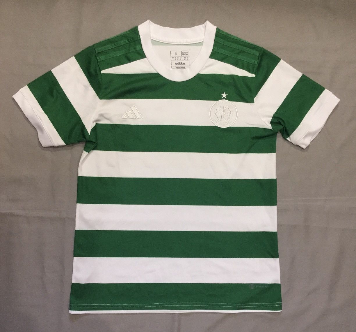 Adidas CELTIC 23/24 FOOTBALL SHIRT JERSEY ANNIVERSARY Size S Size US S / EU 44-46 / 1 - 1 Thumbnail