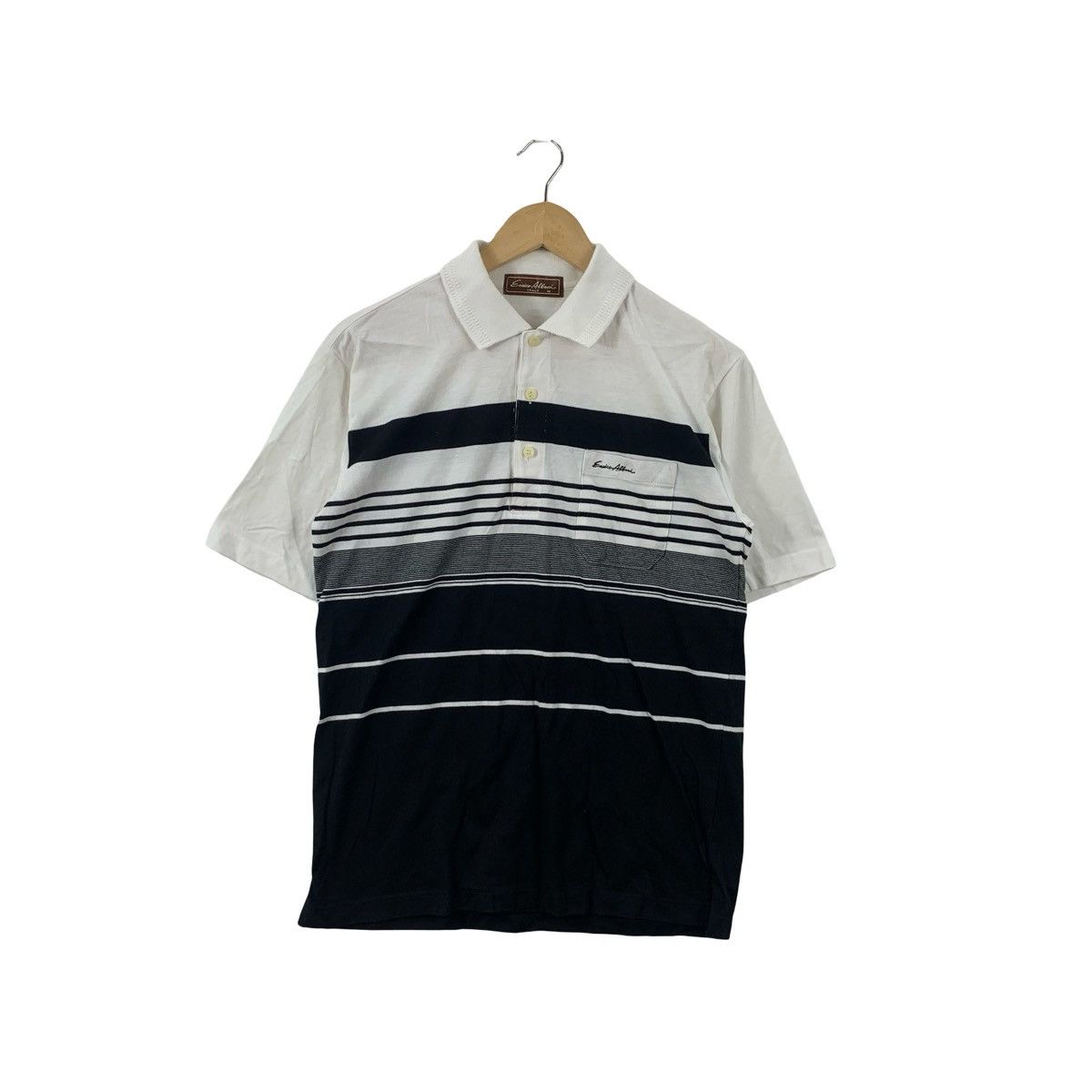 Eddie Bauer Vintage Eddie Bauer Striped Polo Shirt Classic Horizontal Size US M / EU 48-50 / 2 - 1 Thumbnail