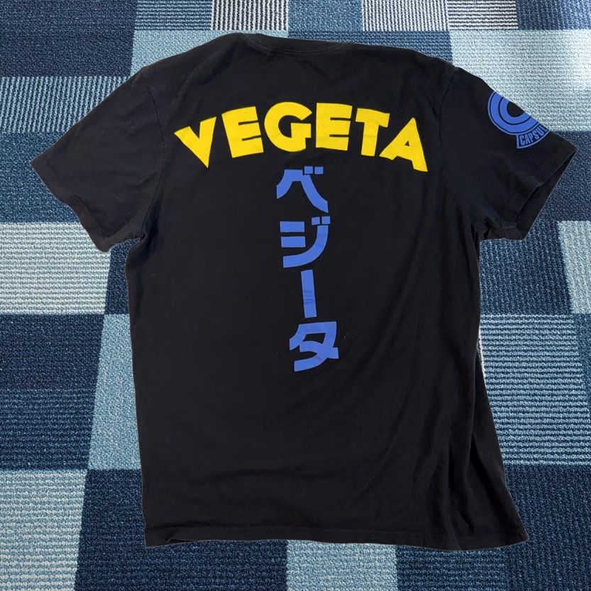Vintage Dragon Ball Z T-Shirt Black Mens Medium Vegeta Majin Super Saiyan Graphic DBZ Size US M / EU 48-50 / 2 - 1 Thumbnail