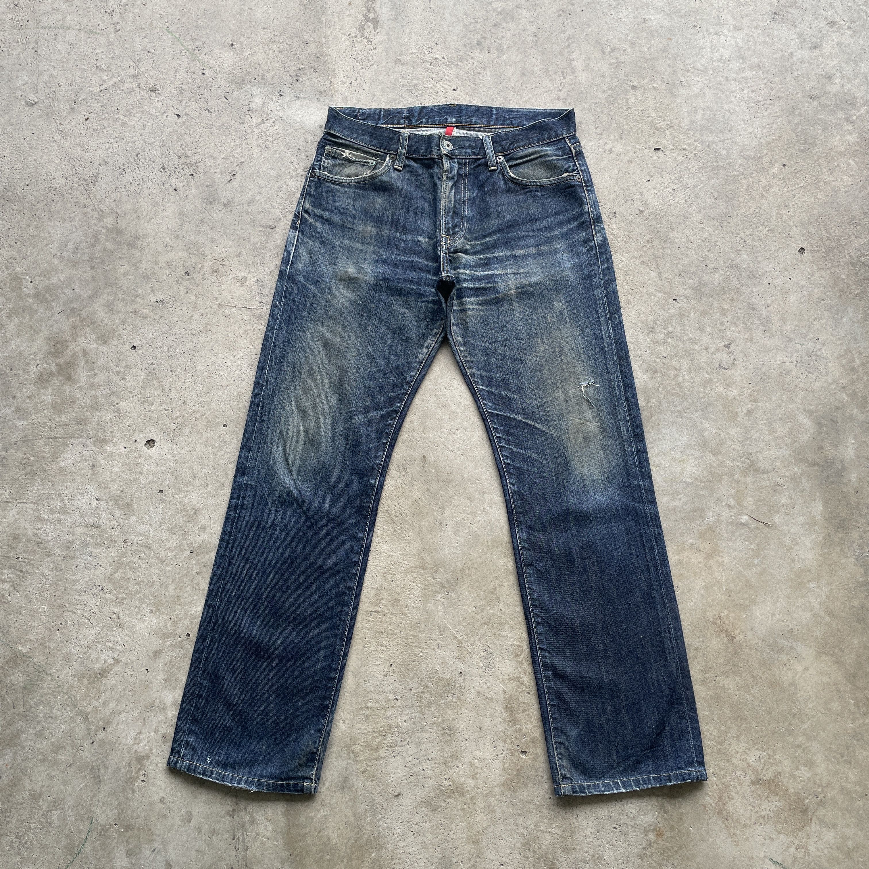 Japanese Brand × Vintage VINTAGE JAPANESE JEANS FADED PANTS DENIM W31x30 Size US 31 - 2 Thumbnail