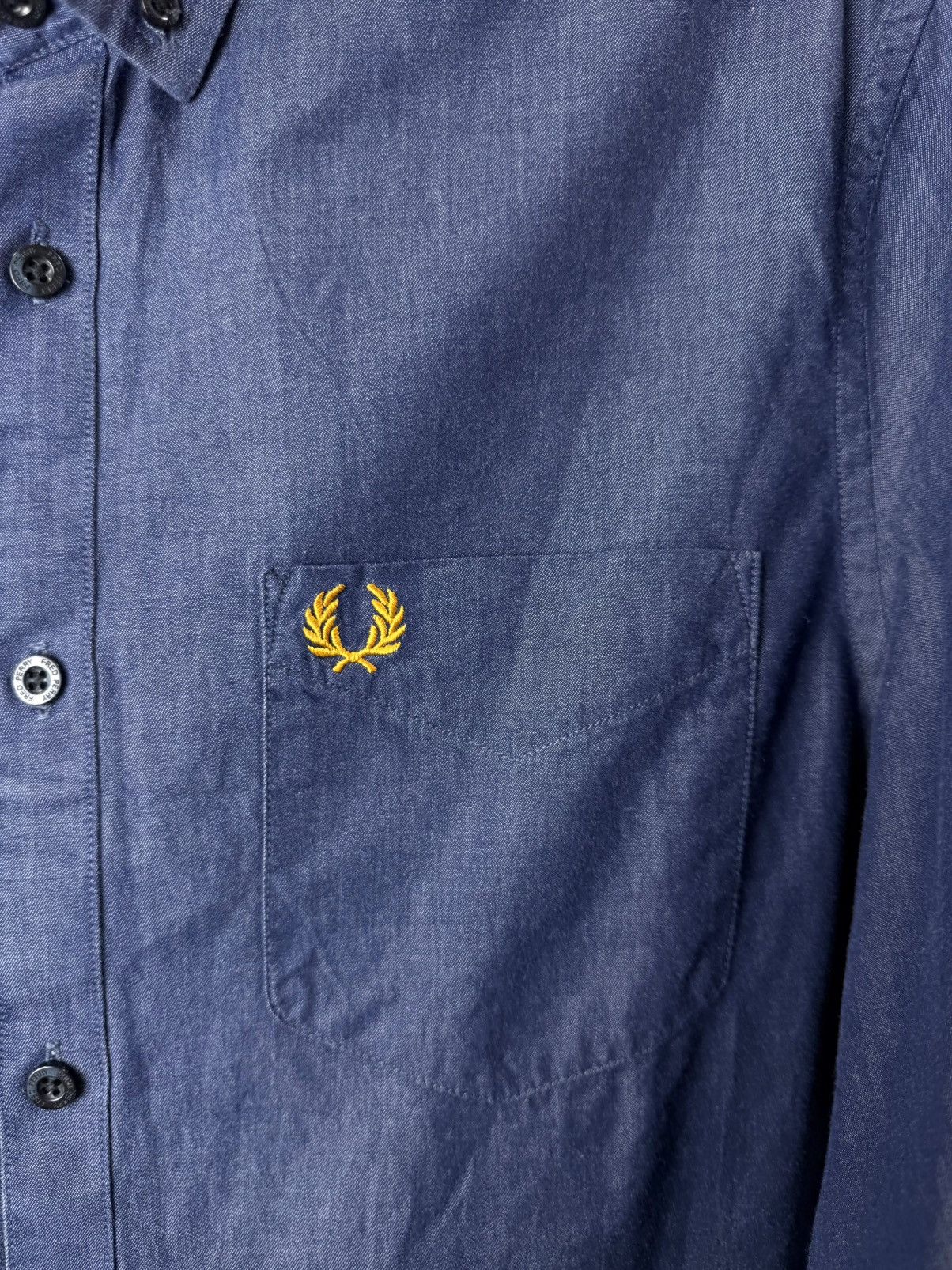 Fred Perry Fred Perry Shirt Buttons Up Denim Style Size US M / EU 48-50 / 2 - 3 Thumbnail