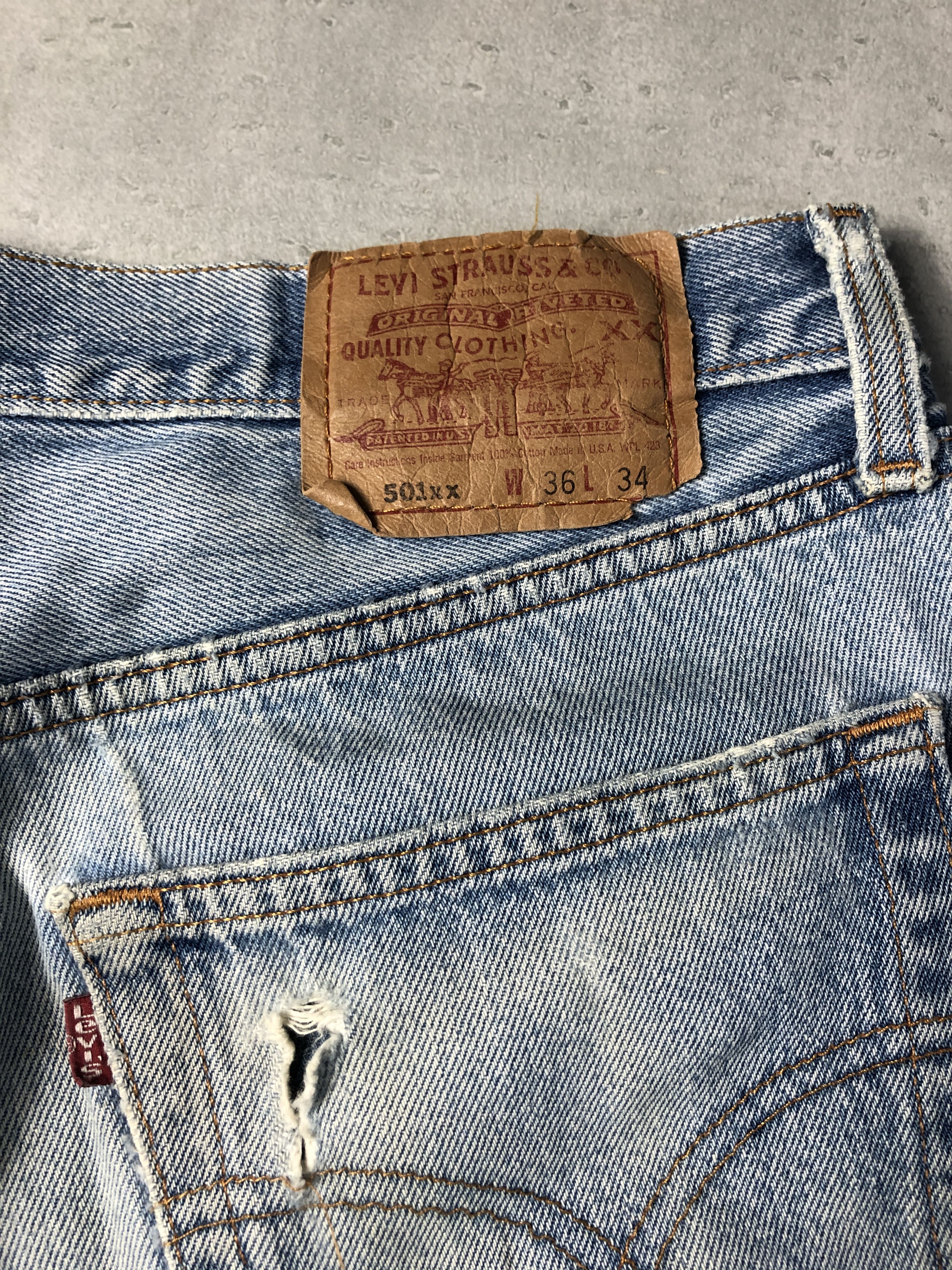Levi's 90s 501xx "653" denim pants 0-29-392 Size US 36 / EU 52 - 9 Thumbnail