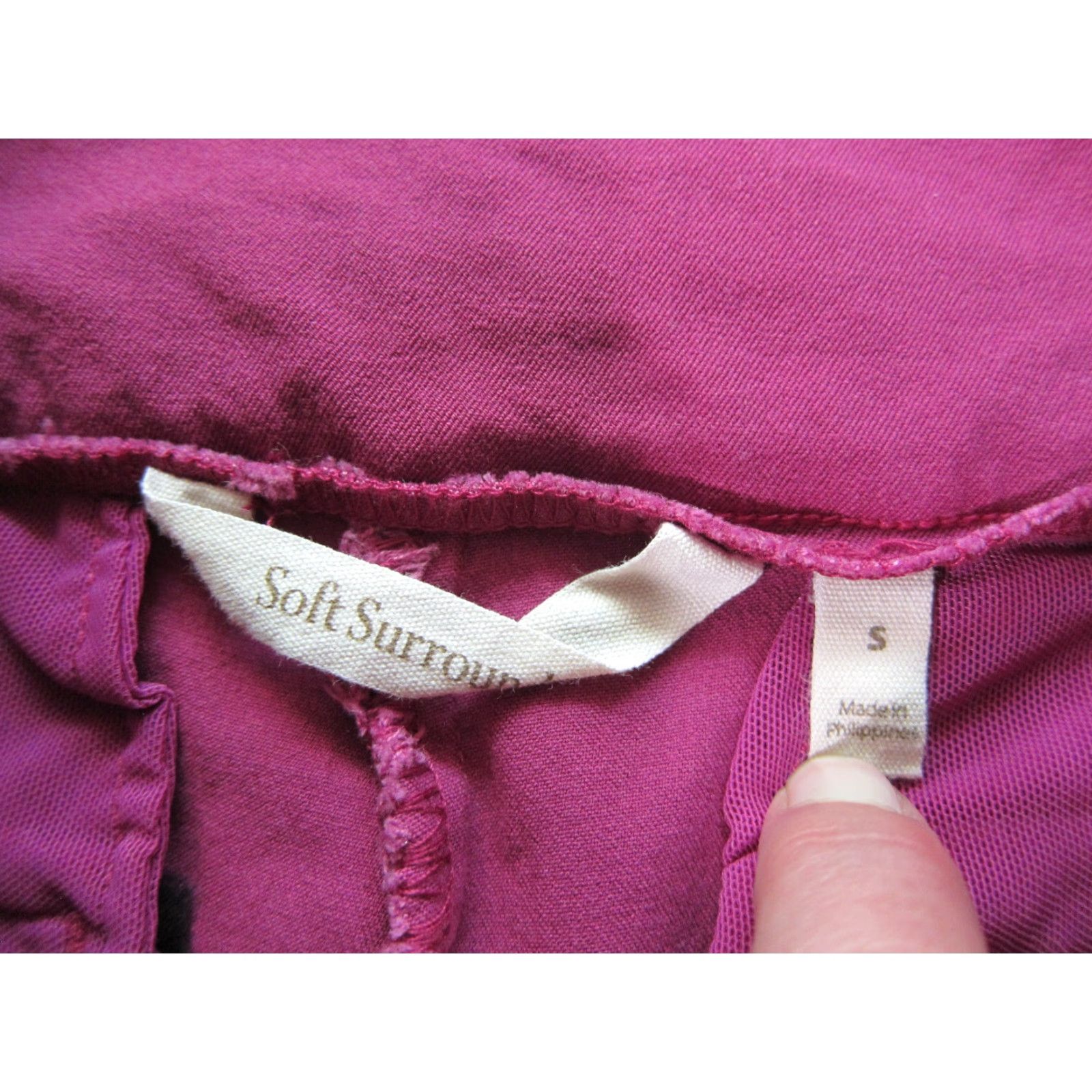 Soft Surroundings Soft Surroundings Pink Cotton Stretch Bermuda Short Women S Short Size 28" / US 6 / IT 42 - 3 Thumbnail