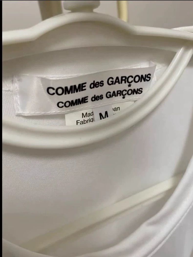 Comme des Garcons Comme Des Garcons Lace white short sleeved T-shirt 2505-Nex Size M / US 6-8 / IT 42-44 - 3 Thumbnail