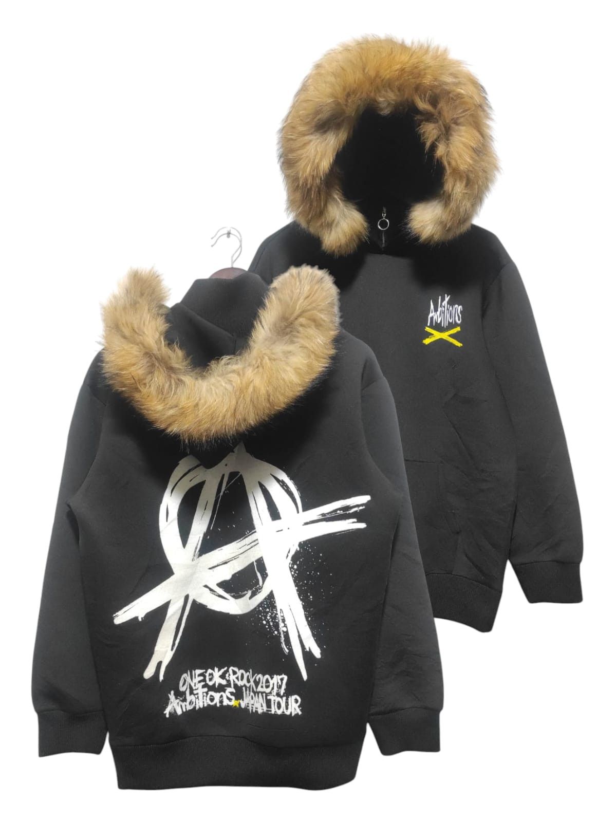 Band Tees One Ok Rock Fur Hoodie IfSixWasNine LGB style Size US L / EU 52-54 / 3 - 2 Thumbnail