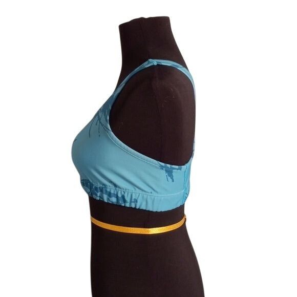 Under Armour Under Armour Size M 34 36 Womens Sports Bra Blue Camo Print Size ONE SIZE - 7 Thumbnail