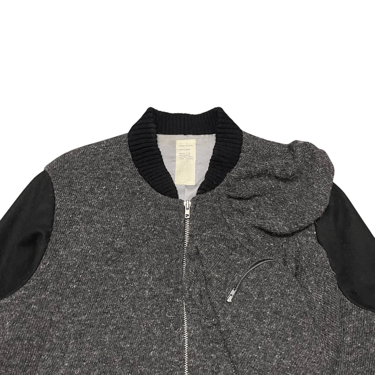 Nozomi Ishiguro 🔥Iconic Nozomi Ishiguro Wool Bomber Jacket Size US S / EU 44-46 / 1 - 2 Thumbnail