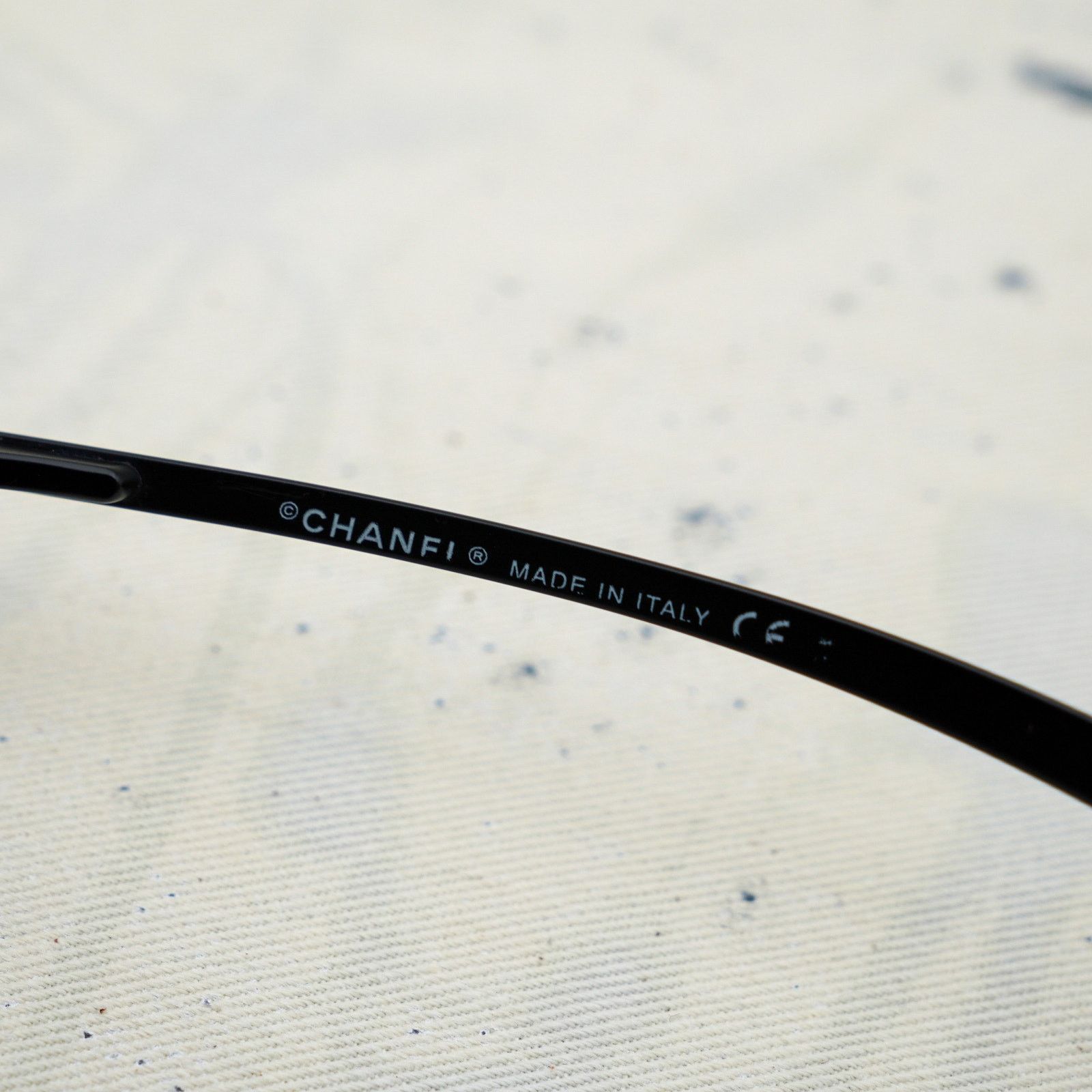 Chanel Vintage сhanel 6006 black wrap aviator logo sunglasses Size ONE SIZE - 6 Thumbnail