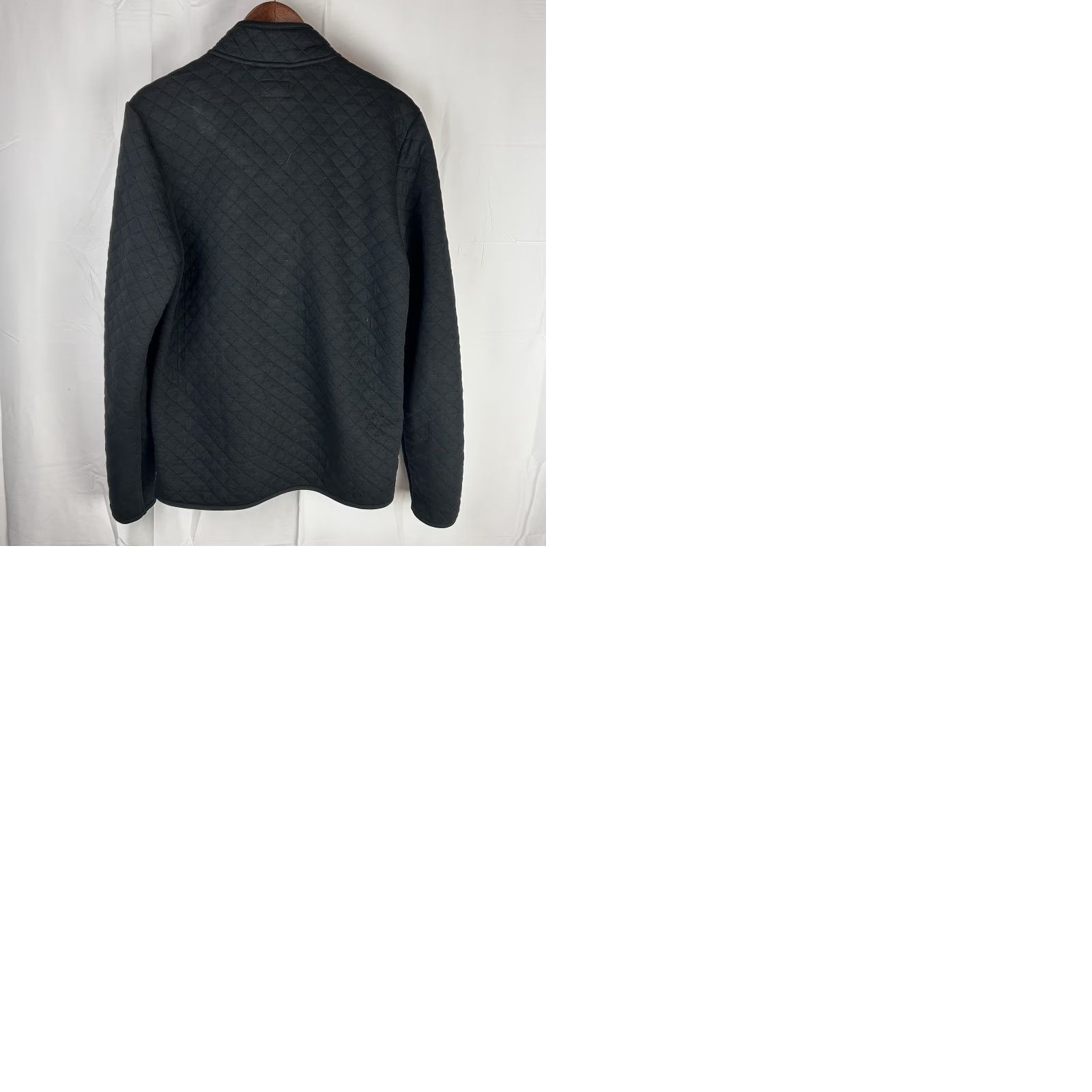Marine Layer VINTAGE Marine Layer Corbett Quilted Full Zip Jacket Men’s Large Black Polyester Cotton Size US L / EU 52-54 / 3 - 9 Thumbnail
