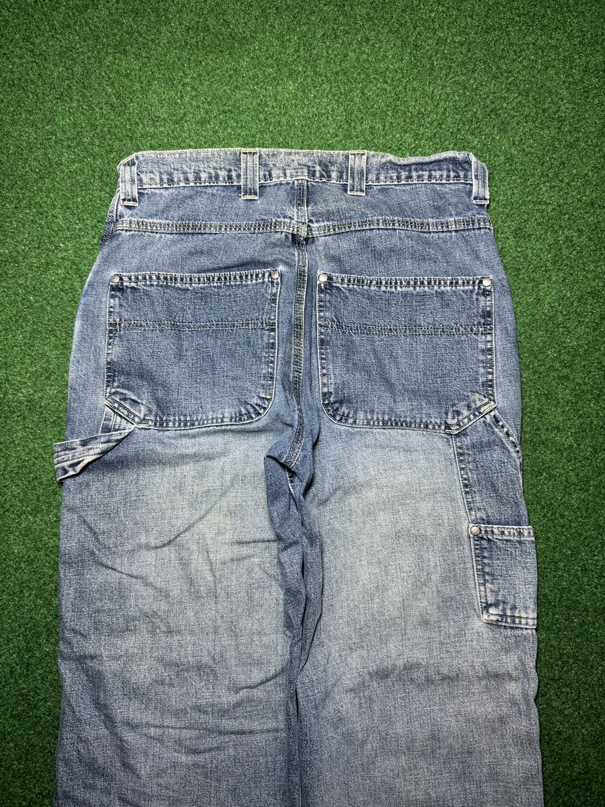 Vintage Vintage 90s Carpenter Baggy Wide Leg Skater 32x30 Jeans Size US 32 / EU 48 - 2 Thumbnail