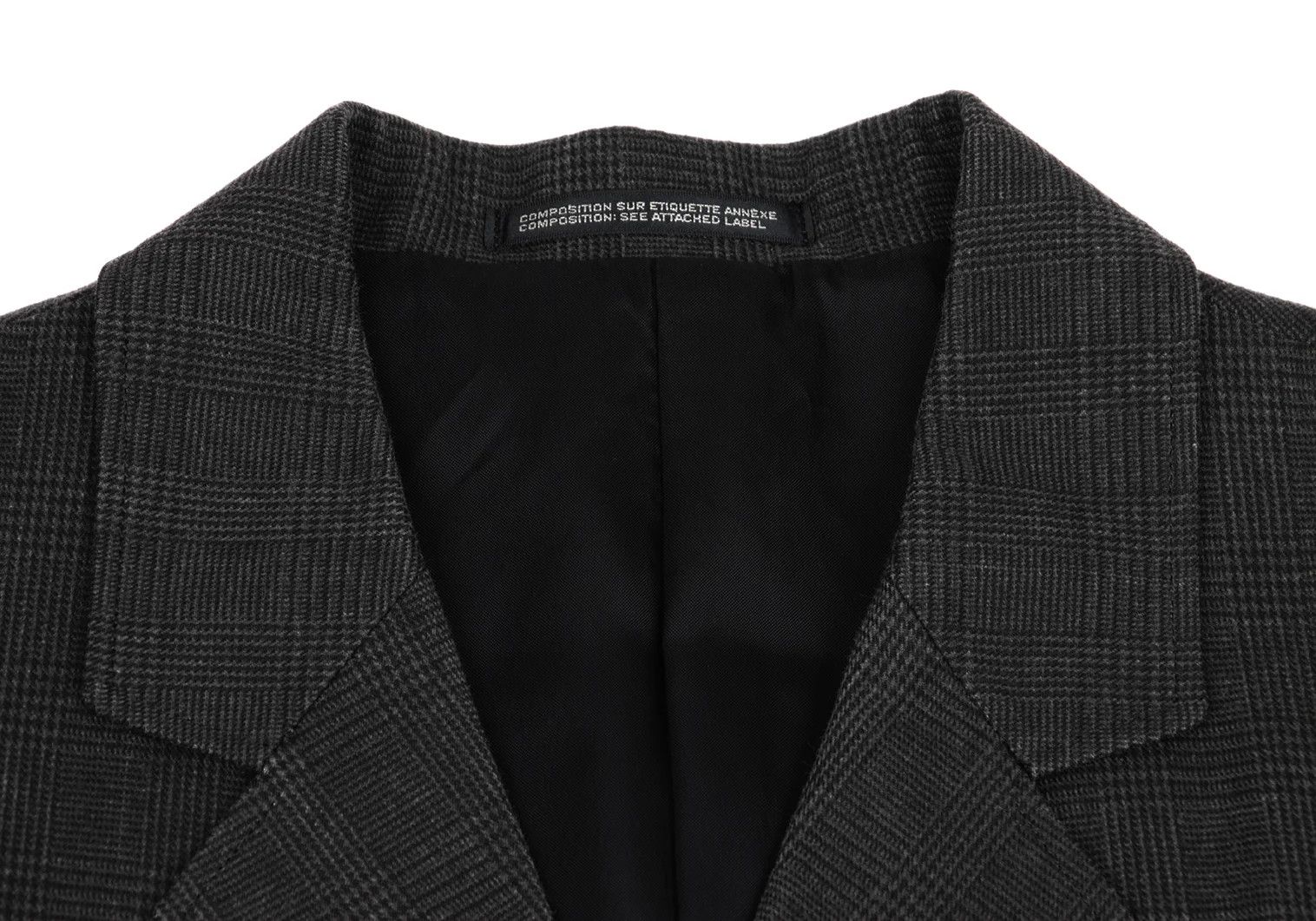 Yohji Yamamoto Yohji Yamamoto Cotton Glen Check Blazer Size US S / EU 44-46 / 1 - 3 Thumbnail
