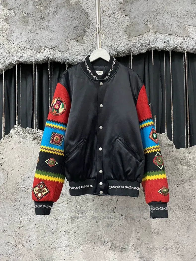 Saint Laurent Paris Saint Laurent Paris Baseball Jersey Size US M / EU 48-50 / 2 - 1 Thumbnail