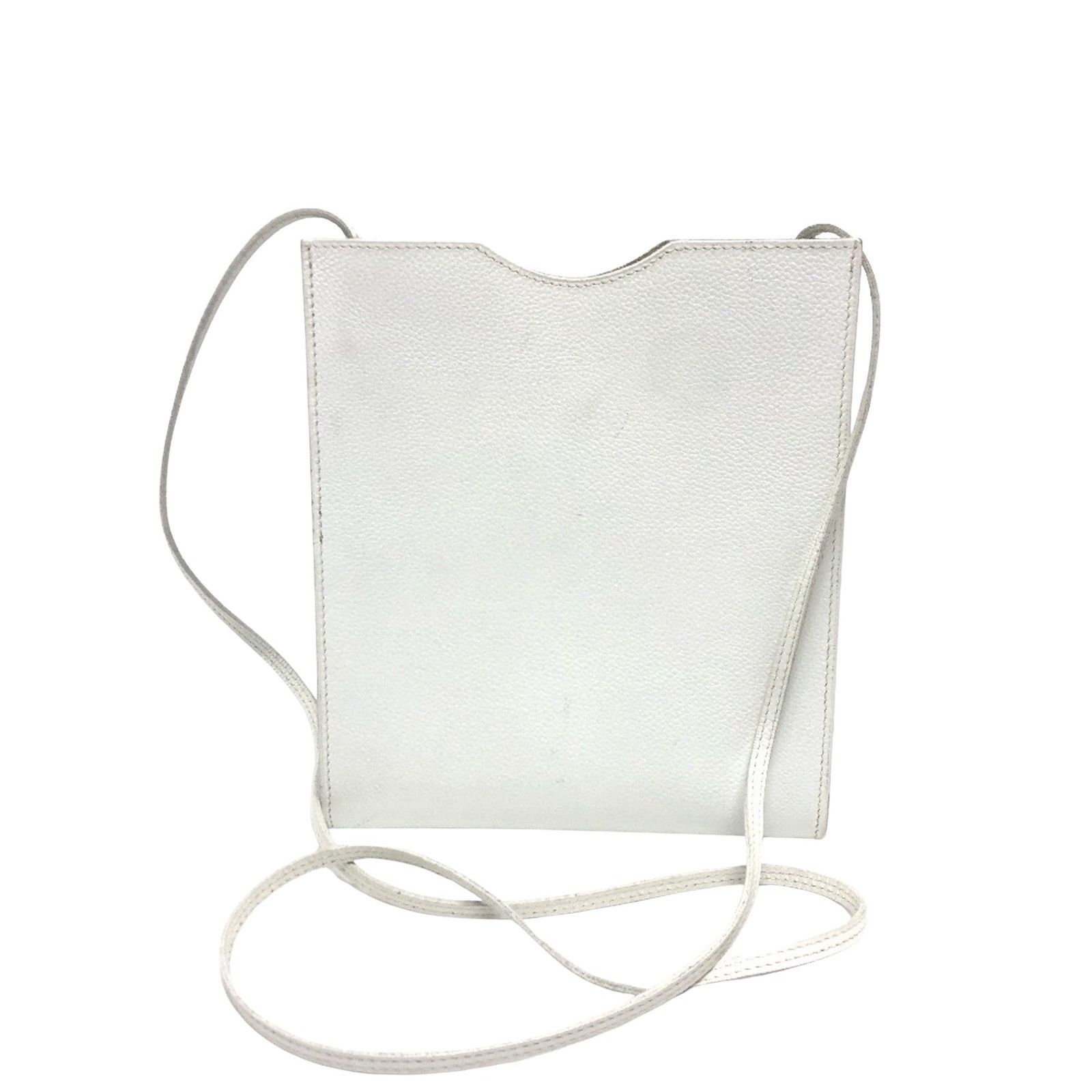 Hermès White Leather Onimetou