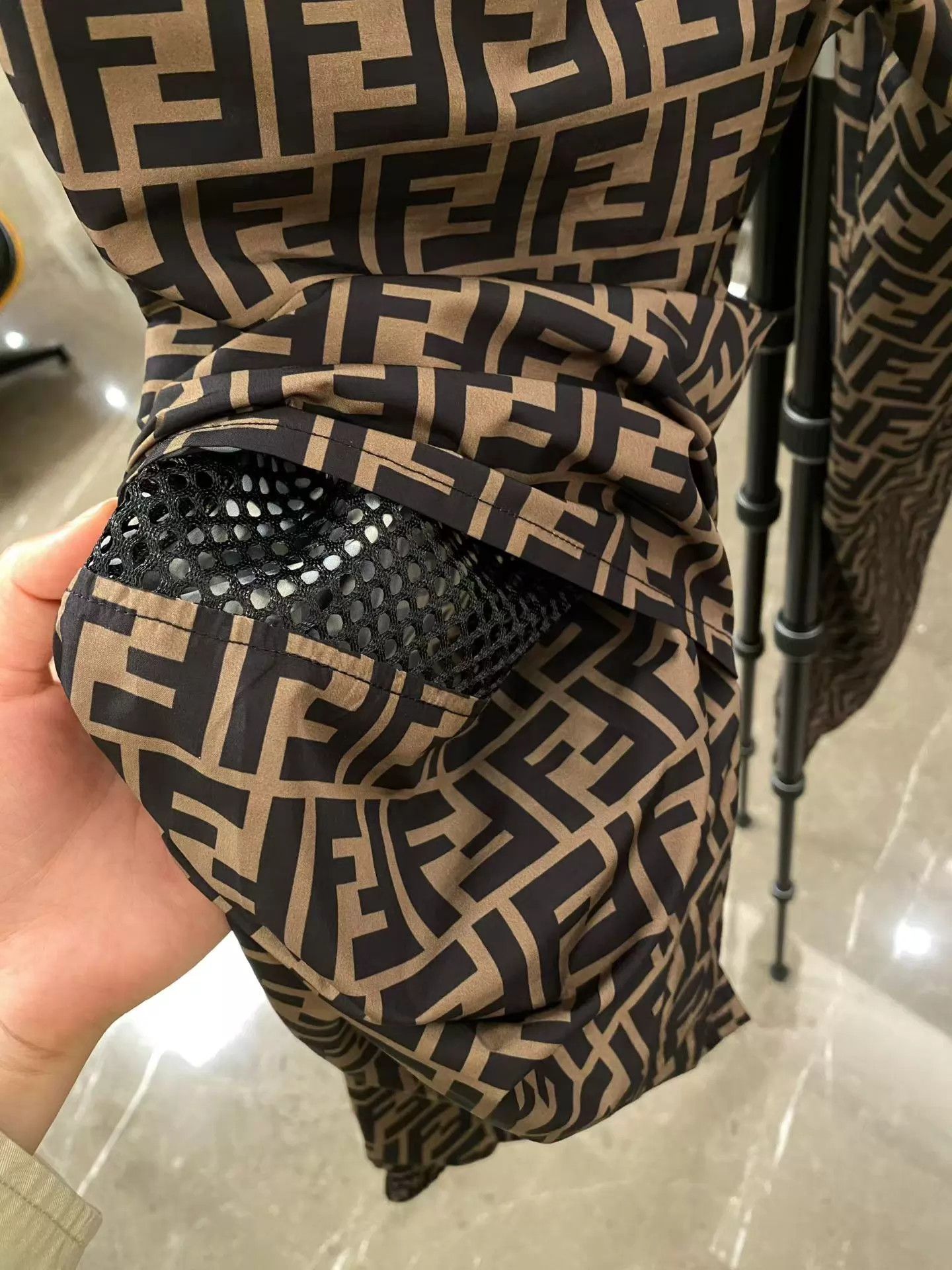 Fendi Fendi Brown All-Over Print Pants 46 99 New Size US 30 / EU 46 - 4 Thumbnail
