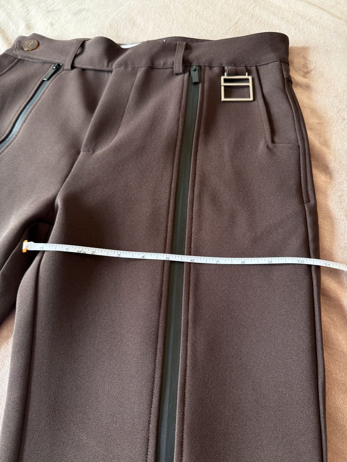 Pieces Uniques XL PIÈCES UNIQUES LE PANTALON EMIN ZIPPED PANTS Brown Zara Size US 34 / EU 50 - 20 Thumbnail