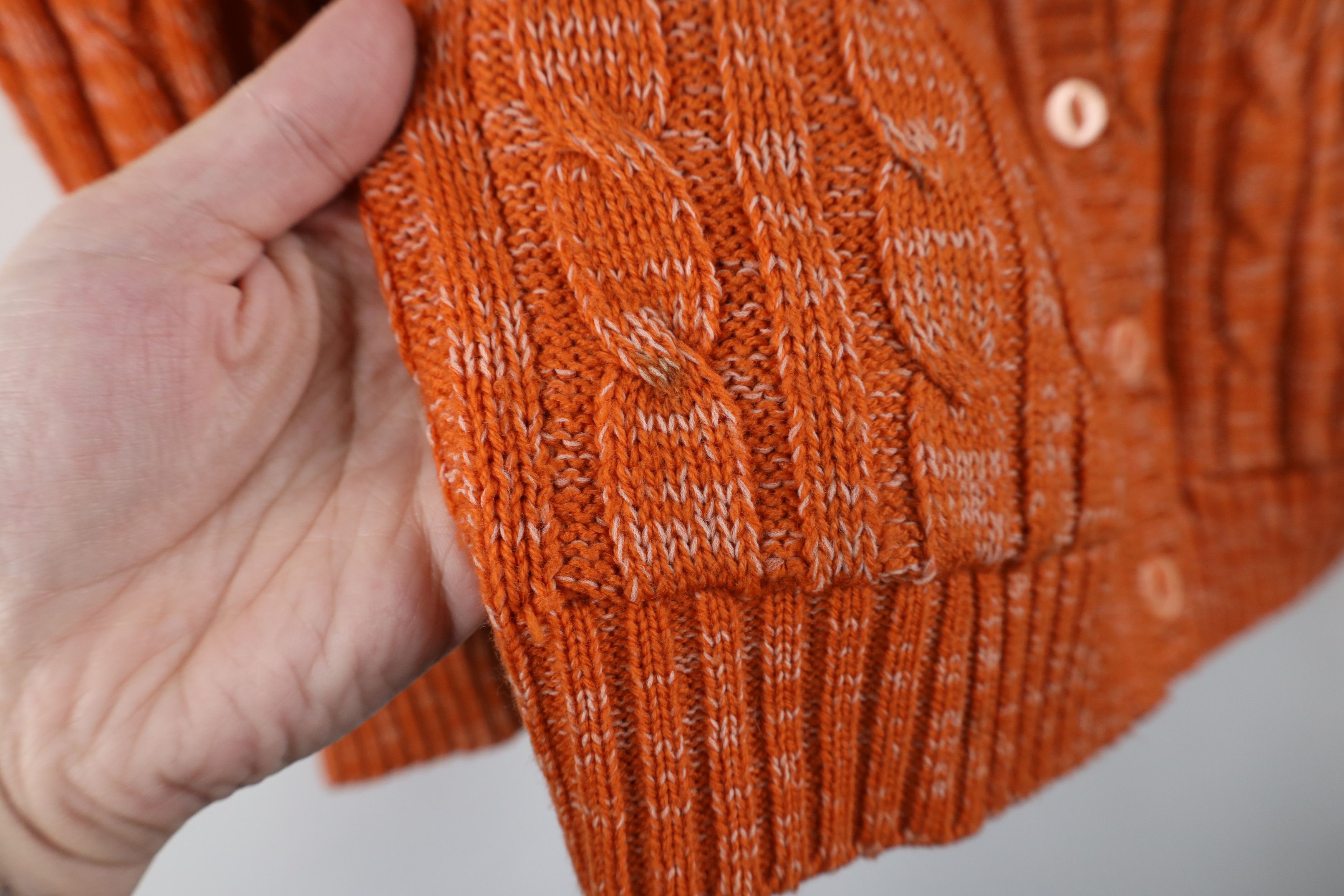 Vintage Vintage 70s Mid Century Modern MCM Knit Cardigan Sweater Size M / US 6-8 / IT 42-44 - 4 Thumbnail