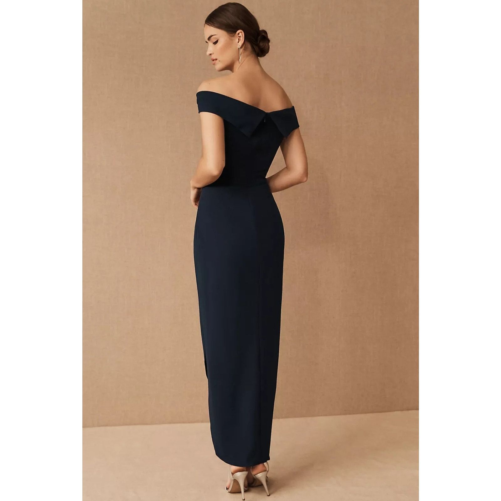 Anthropologie New Anthropologie BHLDN Thompson Dress OFF-THE-SHOULDER $168 Size XL / US 12-14 / IT 48-50 - 3 Thumbnail