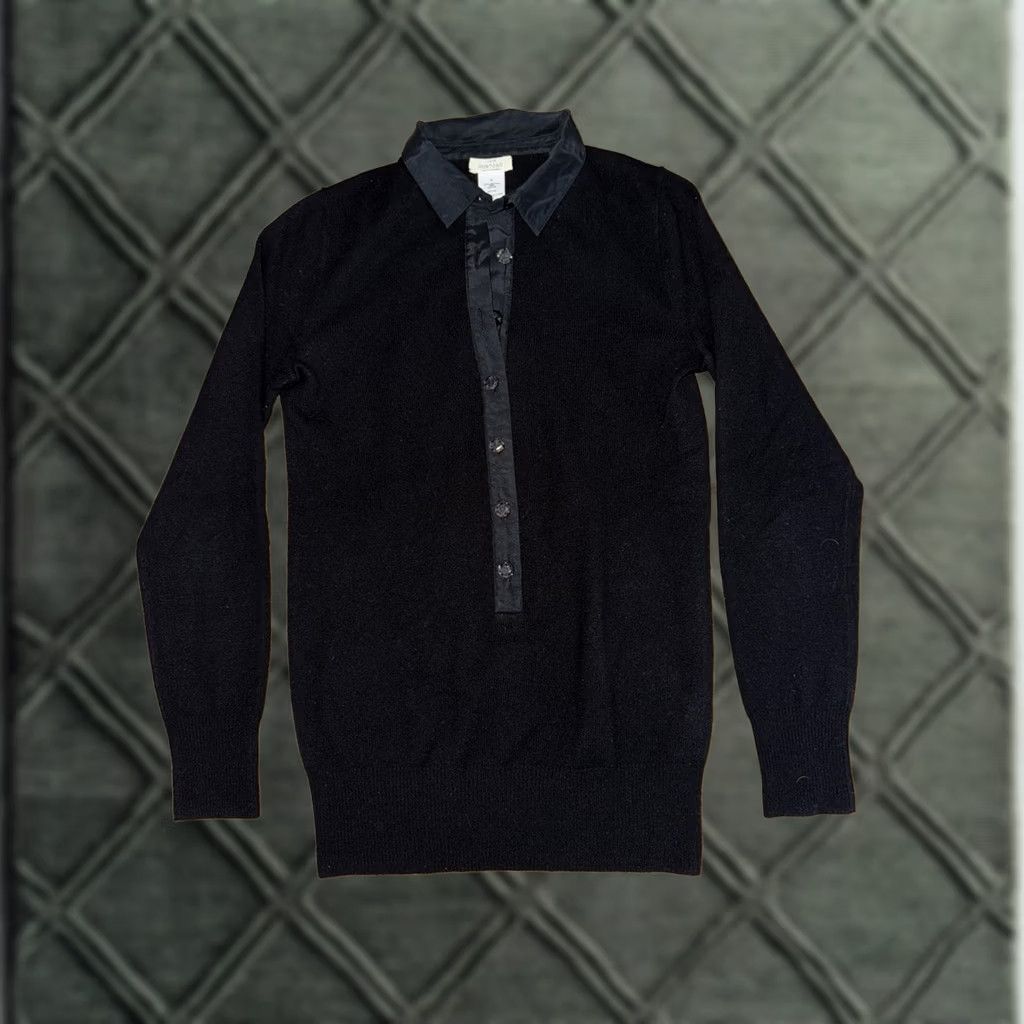 J.Crew J Crew Gustoso Black Sweater Cashmere Silk Size S Women Size S / US 4 / IT 40 - 1 Thumbnail