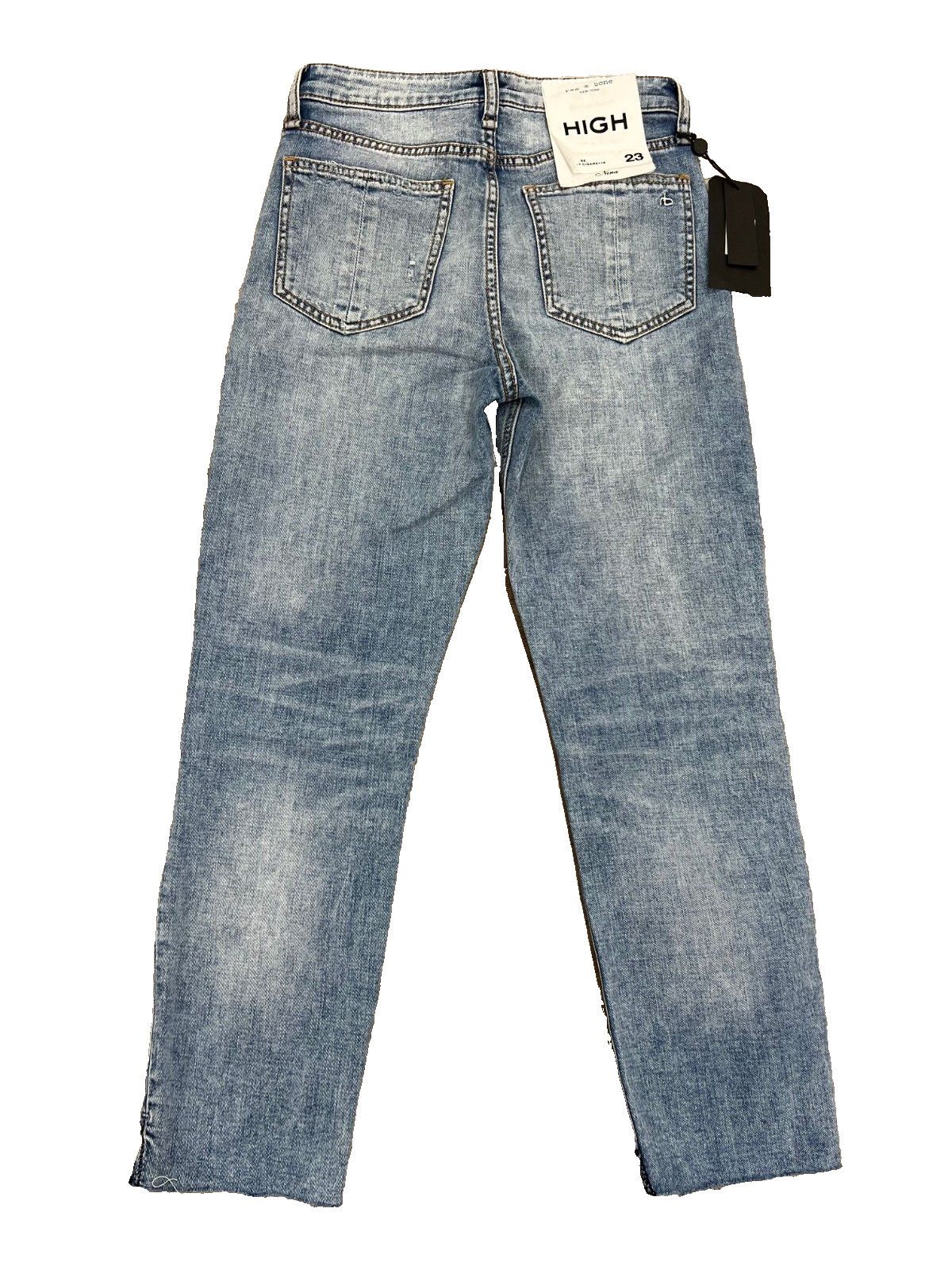 Rag & Bone RAG & BONE Nina Shorty Cigarette Jeans In Alexis ( 23 ) Size 23" - 5 Thumbnail