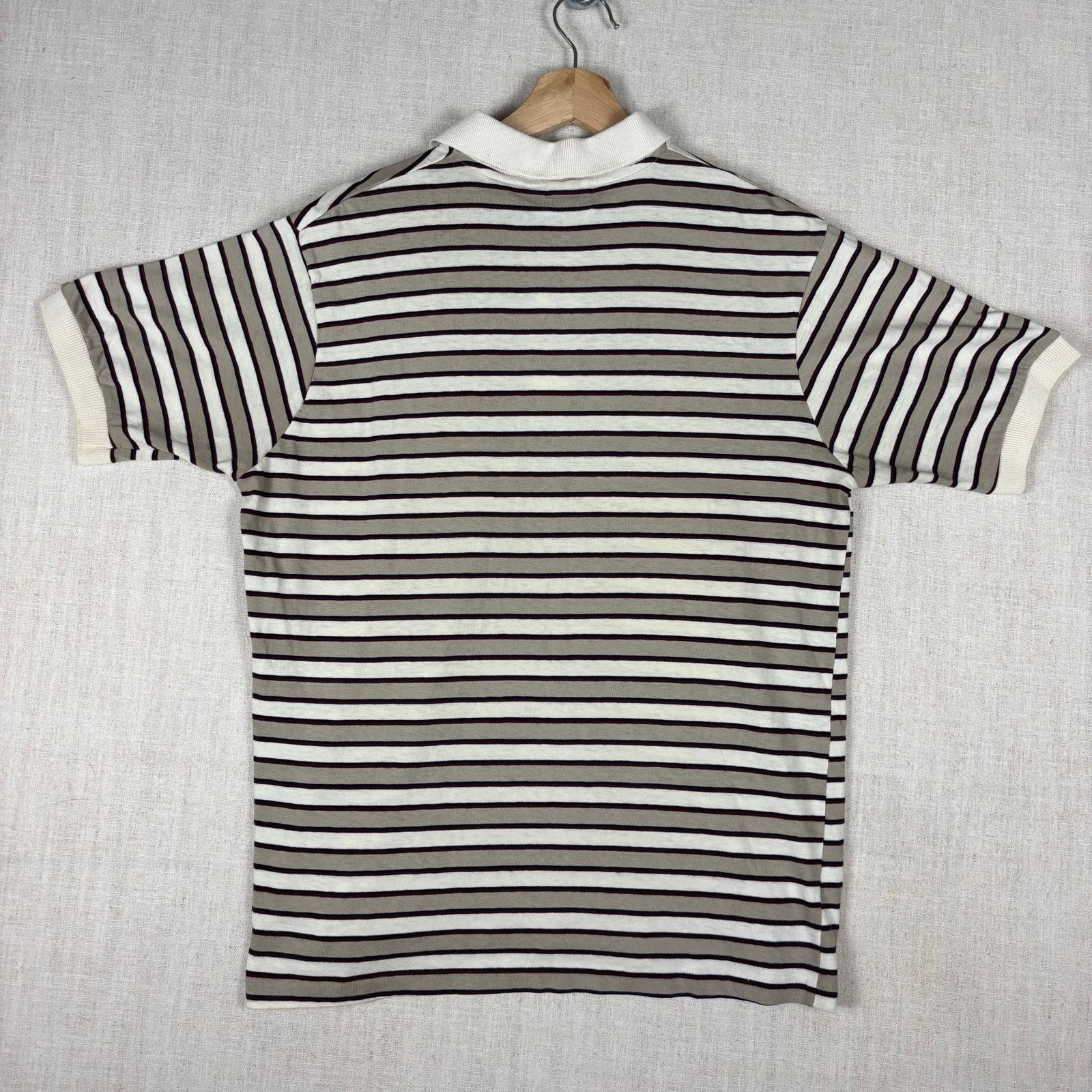Neiman Marcus Vintage Neiman Marcus Striped Polo Golf Large Shirt Size US L / EU 52-54 / 3 - 5 Thumbnail