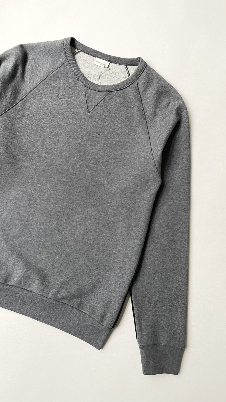 Dries Van Noten Grey Marl Cotton Sweatshirt Size US S / EU 44-46 / 1 - 4 Thumbnail