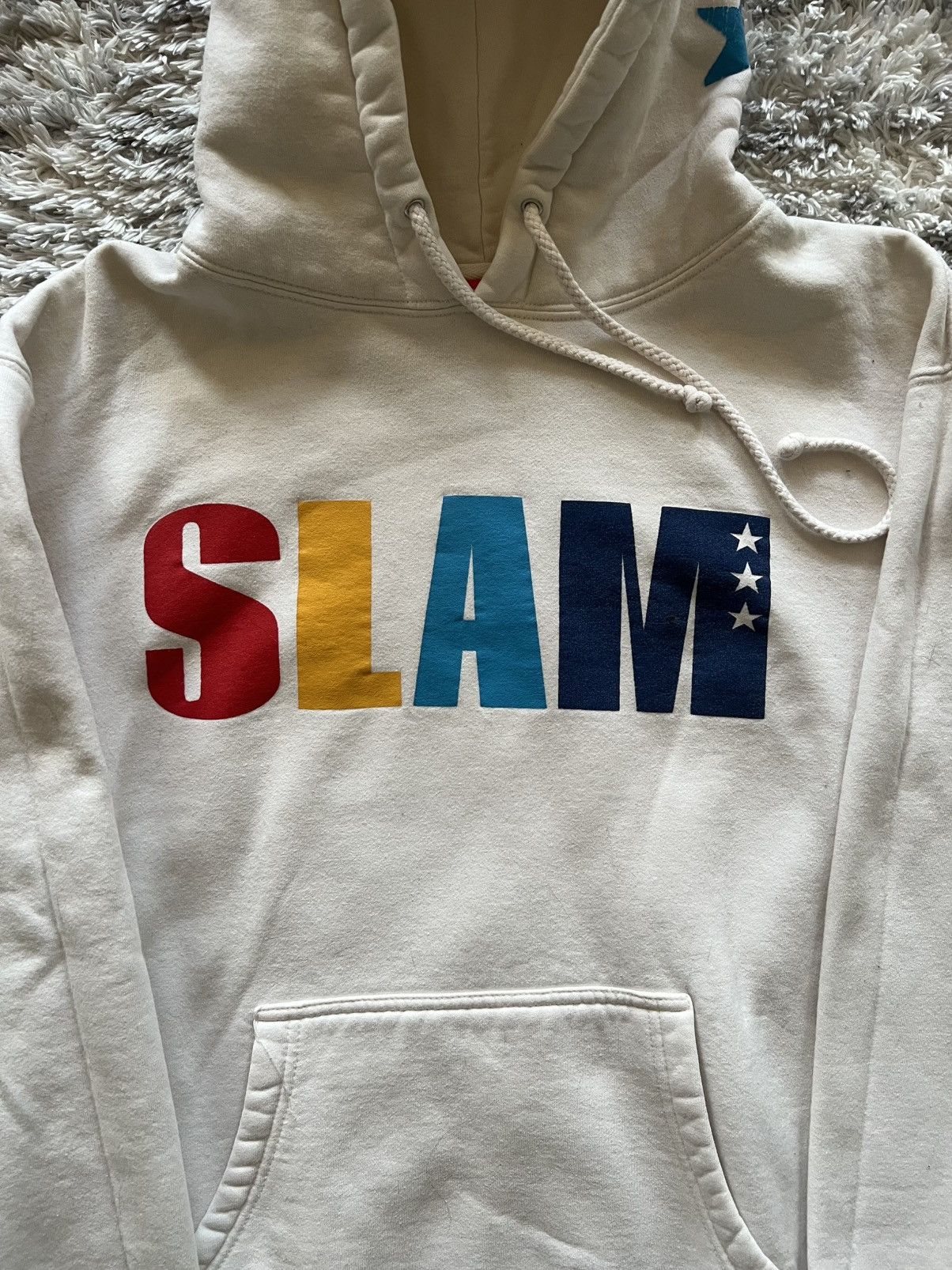 Other Slam Magazine Multicolor Hoodie “ Respect the Game” Size US M / EU 48-50 / 2 - 3 Thumbnail