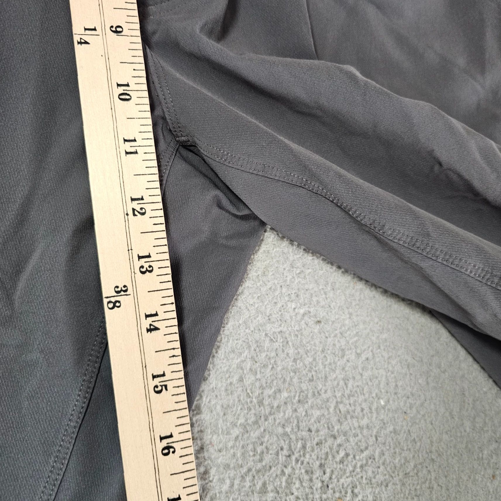 Vintage REI Co-op Activator Pants Mens 42x30 Nylon Polyester Spandex Straight Belted Cargo Slim Fit Gray No N/A Size US 42 / EU 58 - 4 Thumbnail