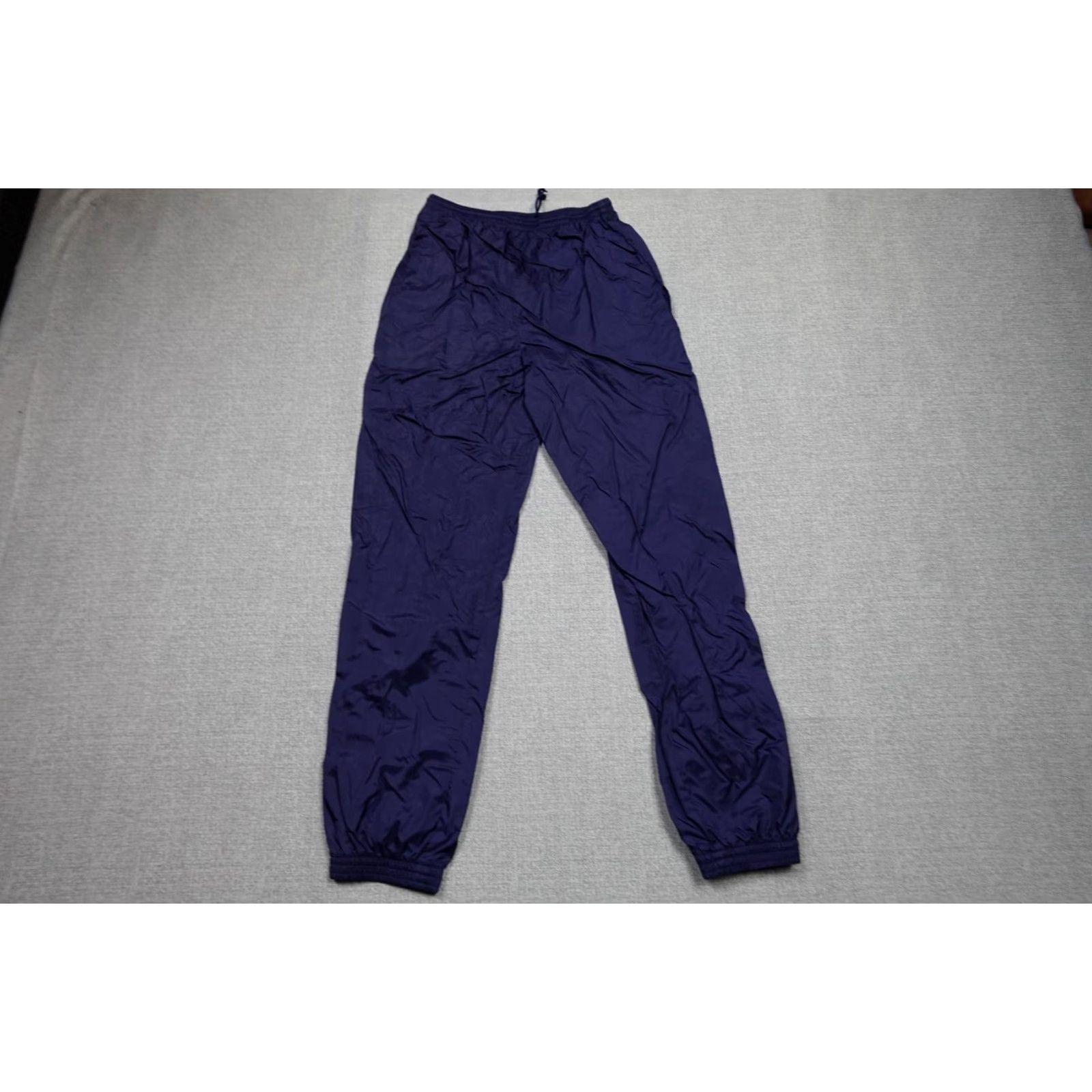 Nike VINTAGE Nike Pants Mens Small Blue Sweatpants Tapered Fit Baggy Swishy MC Hammer Size US 28 / EU 44 - 4 Thumbnail